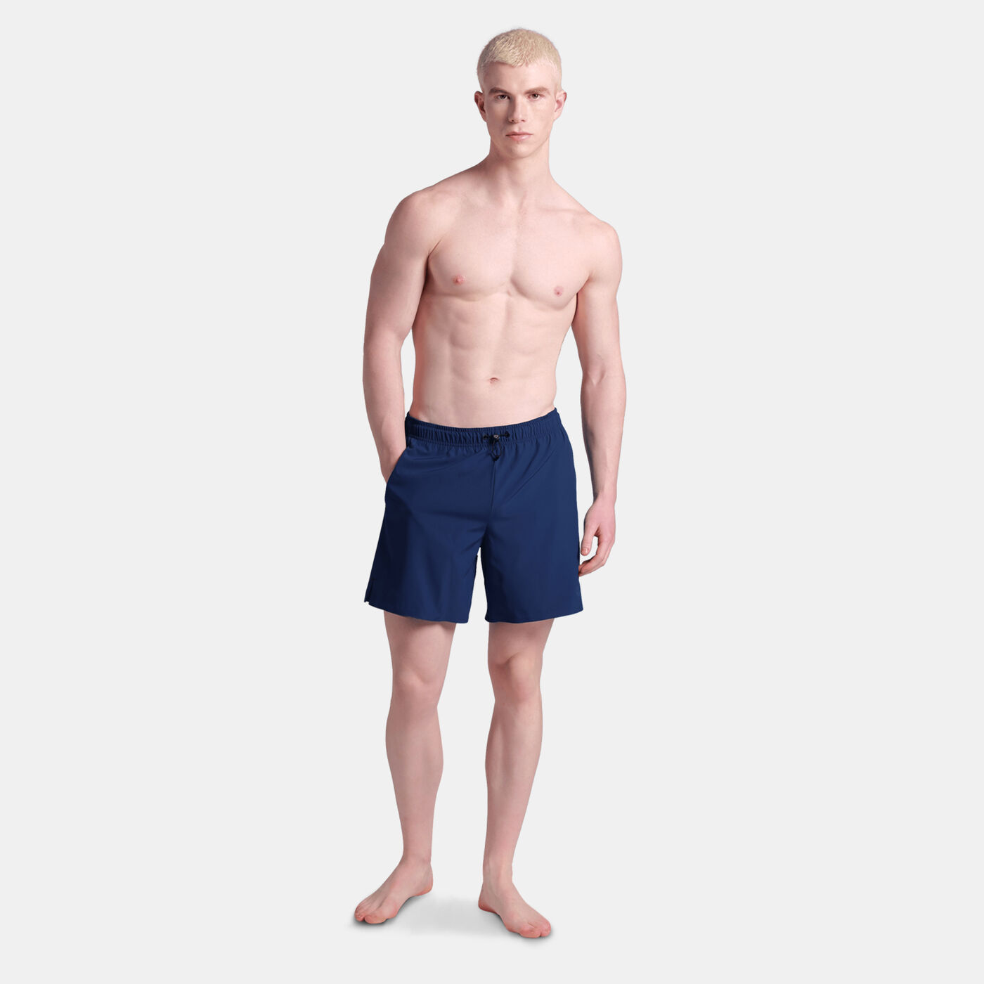Men's Solid Evo Beach Boxer Swimming Shorts