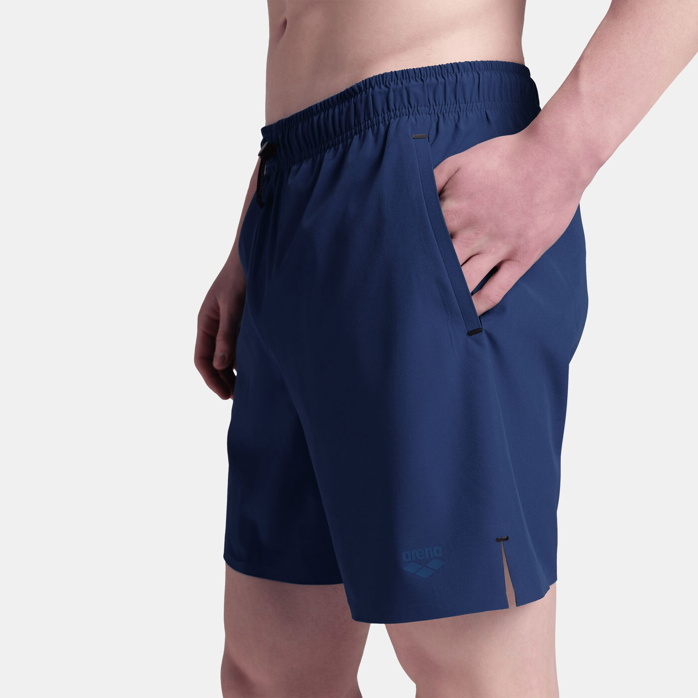 Men's Solid Evo Beach Boxer Swimming Shorts