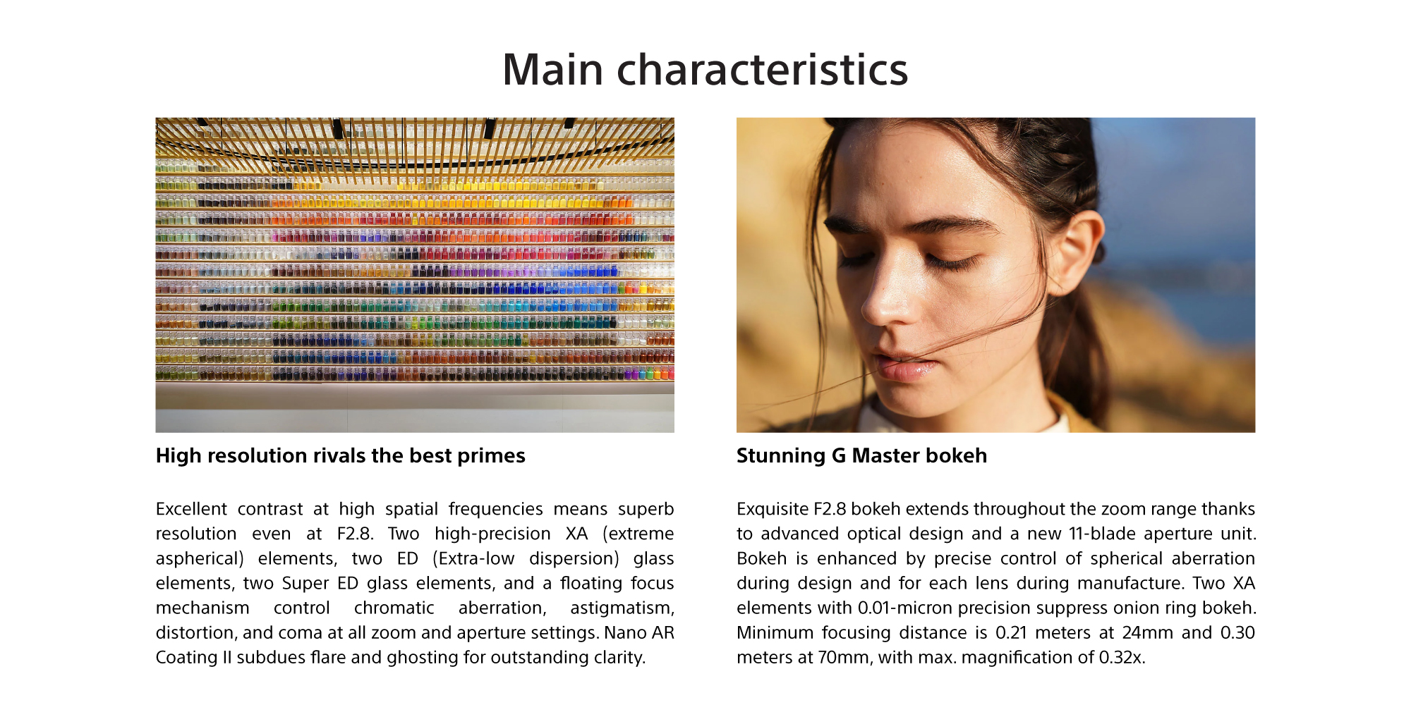 FE 24-70mm F2.8 GM II, E-Mount Full Frame New Generation F2.8 G Master Zoom Lens, Black, SEL2470GM2 Black