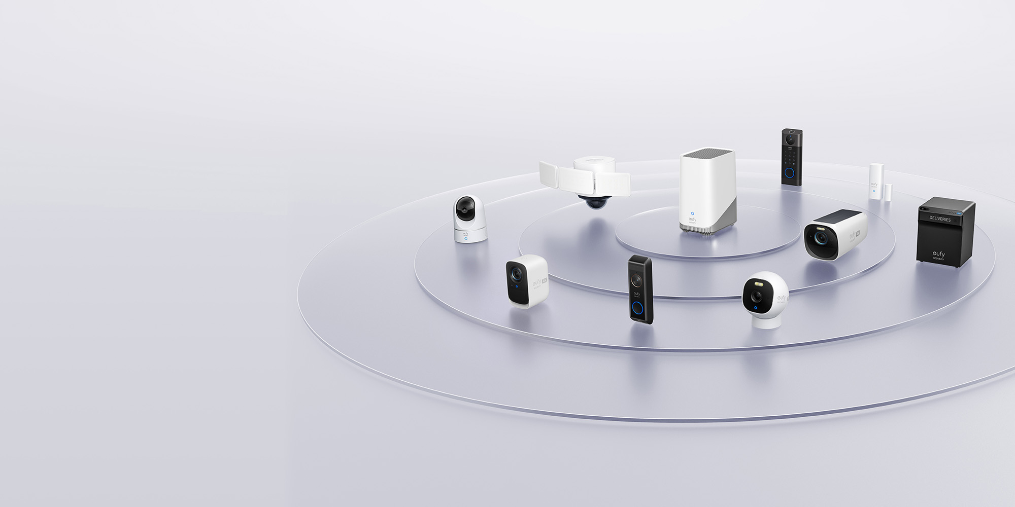 Security EufyCam 3 3-Cam Kit, Security Camera Outdoor Wireless, 4K Camera with Integrated Solar Panel, Forever Power, Face Recognition AI, Expandable Local Storage up to 16TB, No Monthly Fee