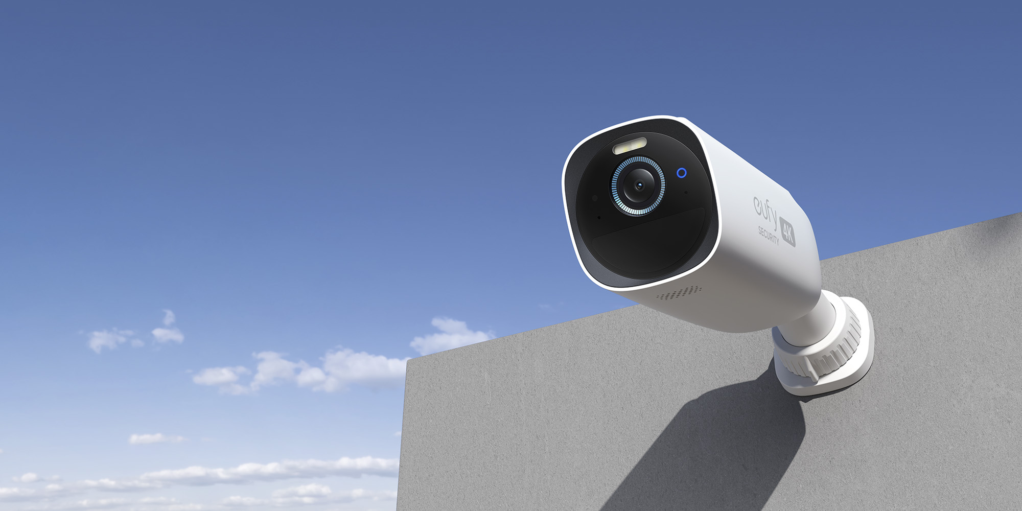 Security EufyCam 3 3-Cam Kit, Security Camera Outdoor Wireless, 4K Camera with Integrated Solar Panel, Forever Power, Face Recognition AI, Expandable Local Storage up to 16TB, No Monthly Fee