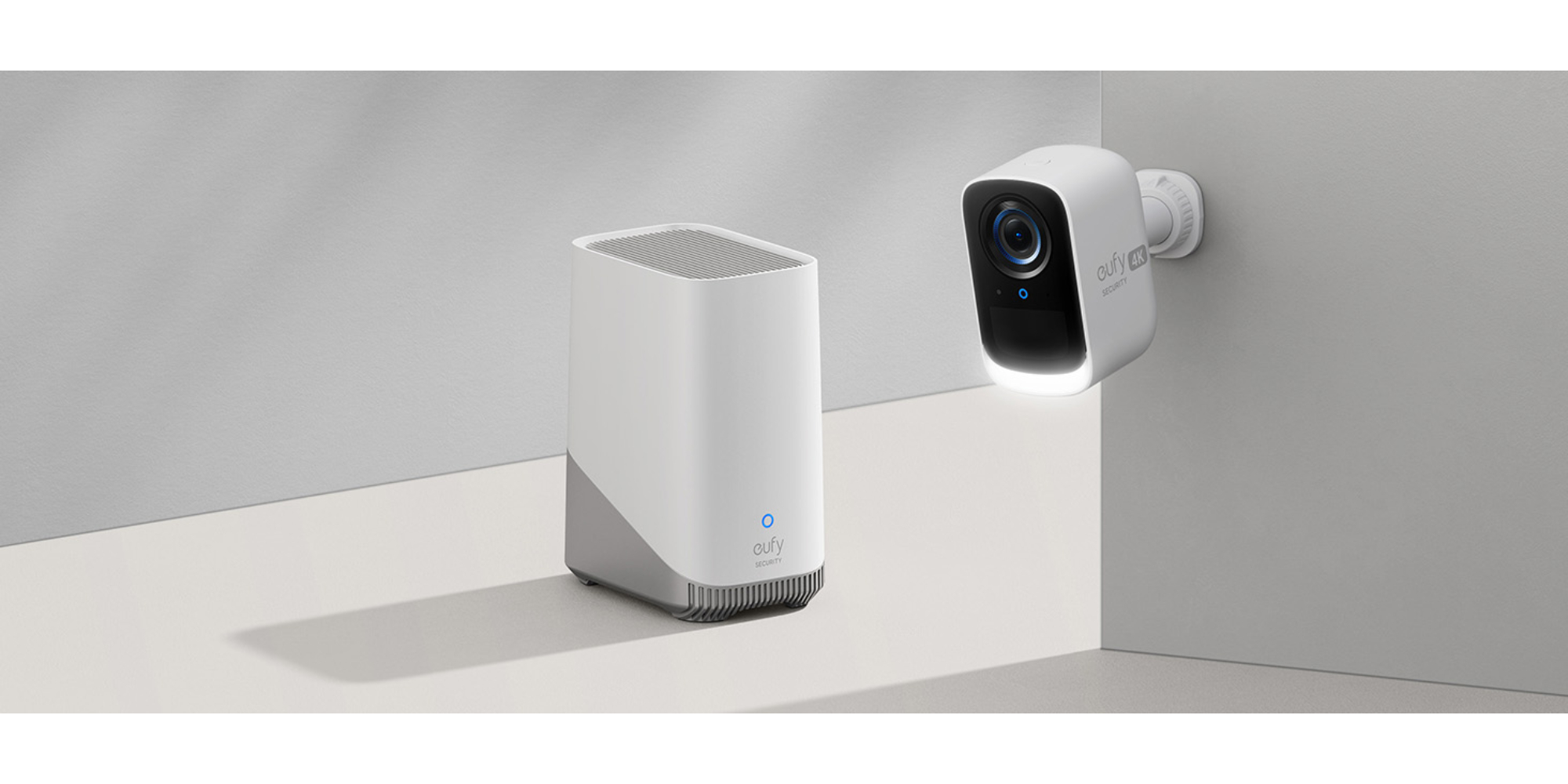 Security eufyCam 3C 4-Cam Kit, Security Camera Outdoor Wireless, 4K Camera, Expandable Local Storage up to 16TB, Face Recognition AI, Spotlight, Color Night Vision, No Monthly Fee