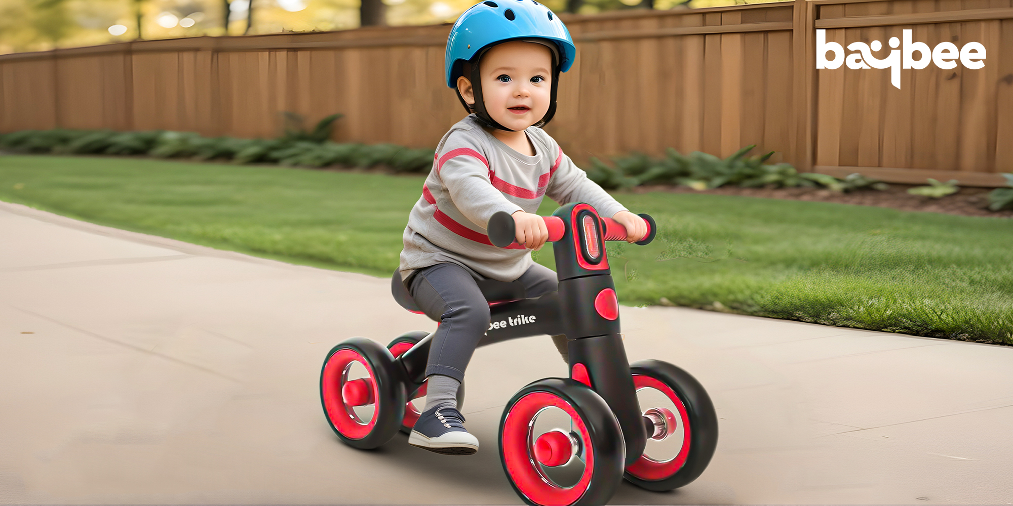Kids Balance Bike Tricycles for Kids, 4 Wheels Toddlers Bike Ride on Toy with Widened EVA Wheels & Led Light Indoor Outdoor Play Baby Balance Cycle for Kids 12 to 24 Months Boys Girls Green