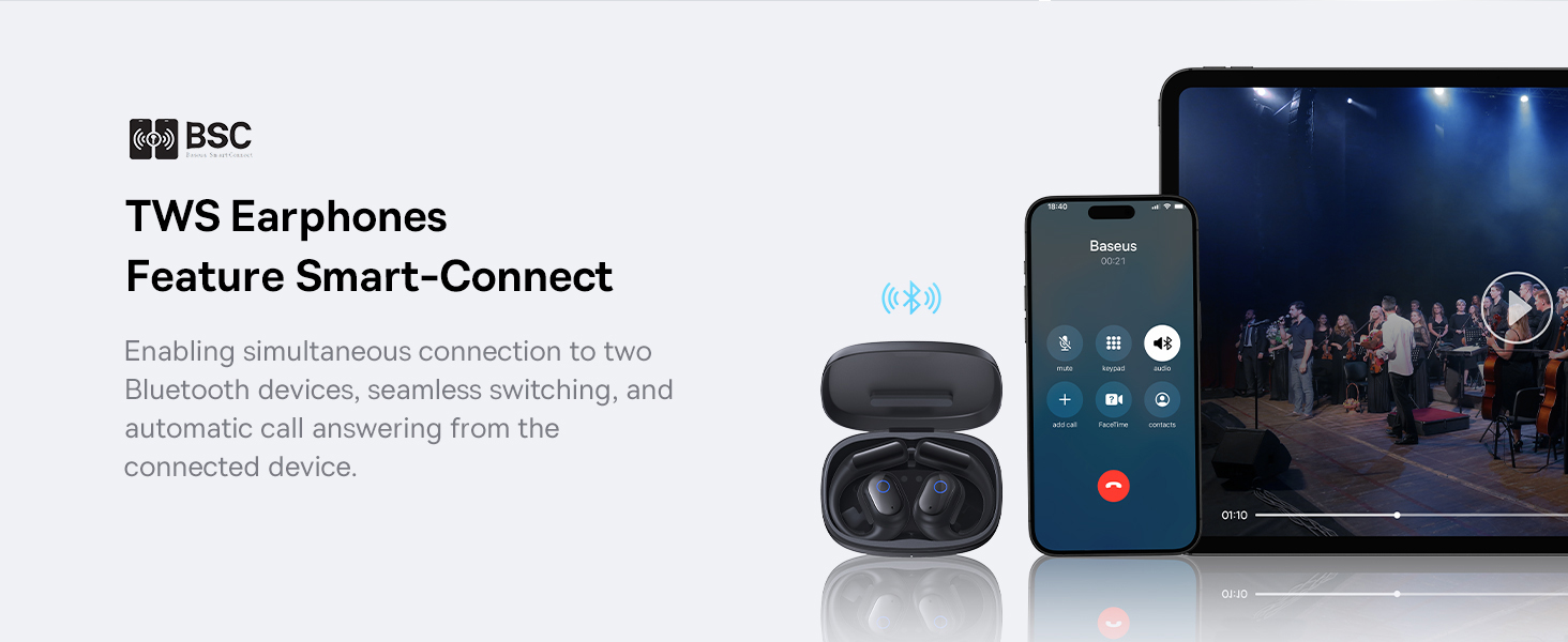 Open-Ear Earphones with Ear Hooks, Wireless Bluetooth 5.4, IP54 Waterproof, Air Conduction Technology, Sports Earbuds for Running, Gym, Cycling, Outdoor Activities, Sweatproof, Comfortable and Secure Fit for Active Lifestyles, Compatible with iOS & Android Devices Cosmic Black