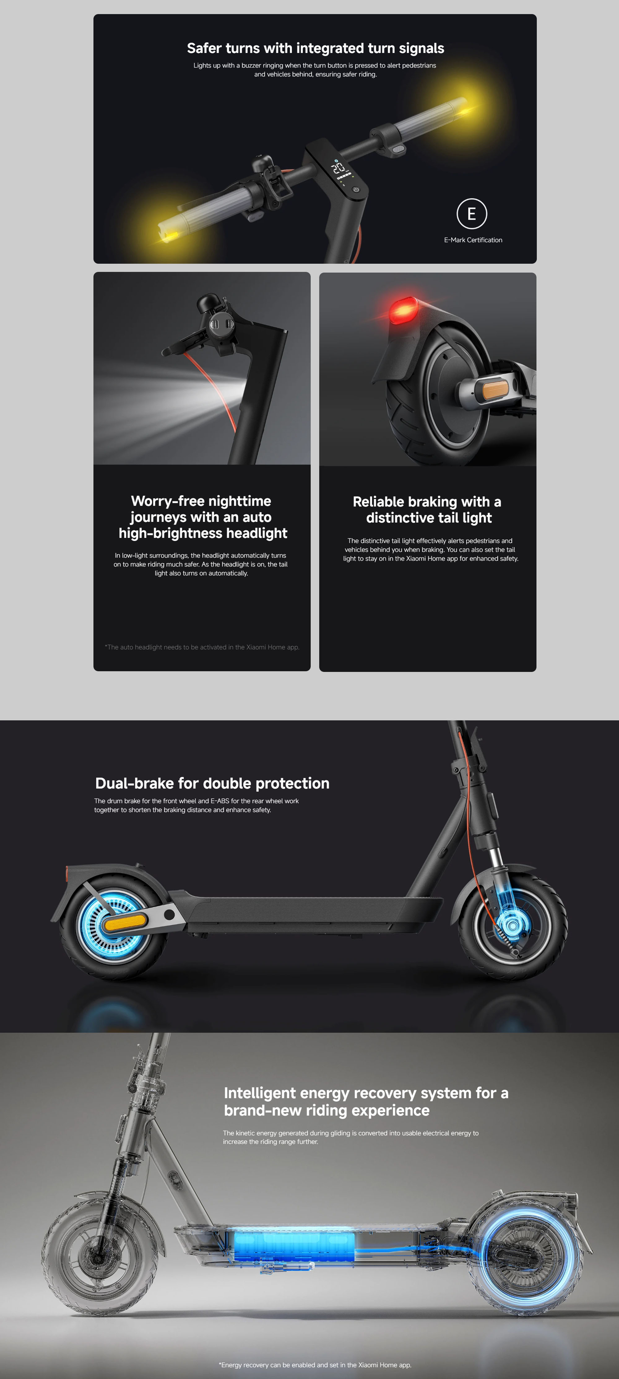 Electric Scooter Electric Scooter 5 Pro BHR9611GL Grey