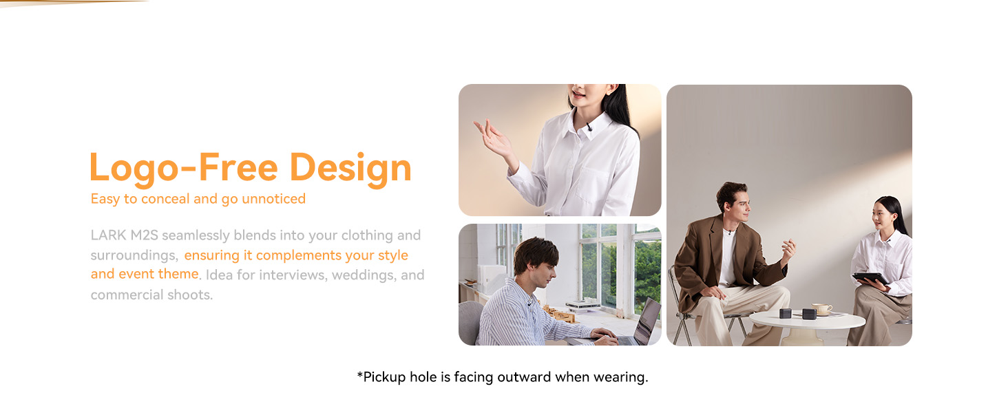 Hollyland Lark M2S Combo Discreet Wireless Microphone kit