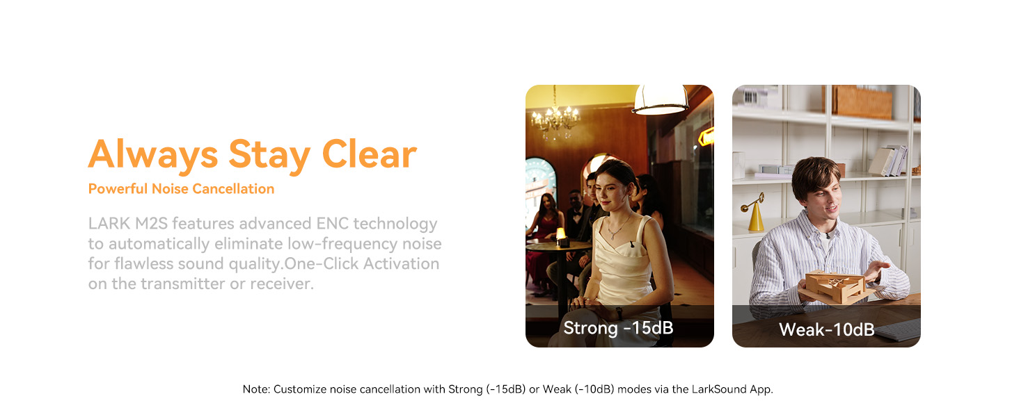 Hollyland Lark M2S Combo Discreet Wireless Microphone kit