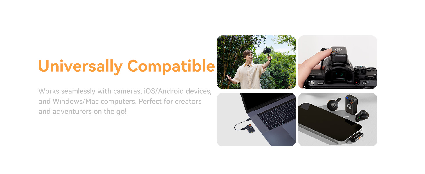 Hollyland Lark M2S Combo Discreet Wireless Microphone kit