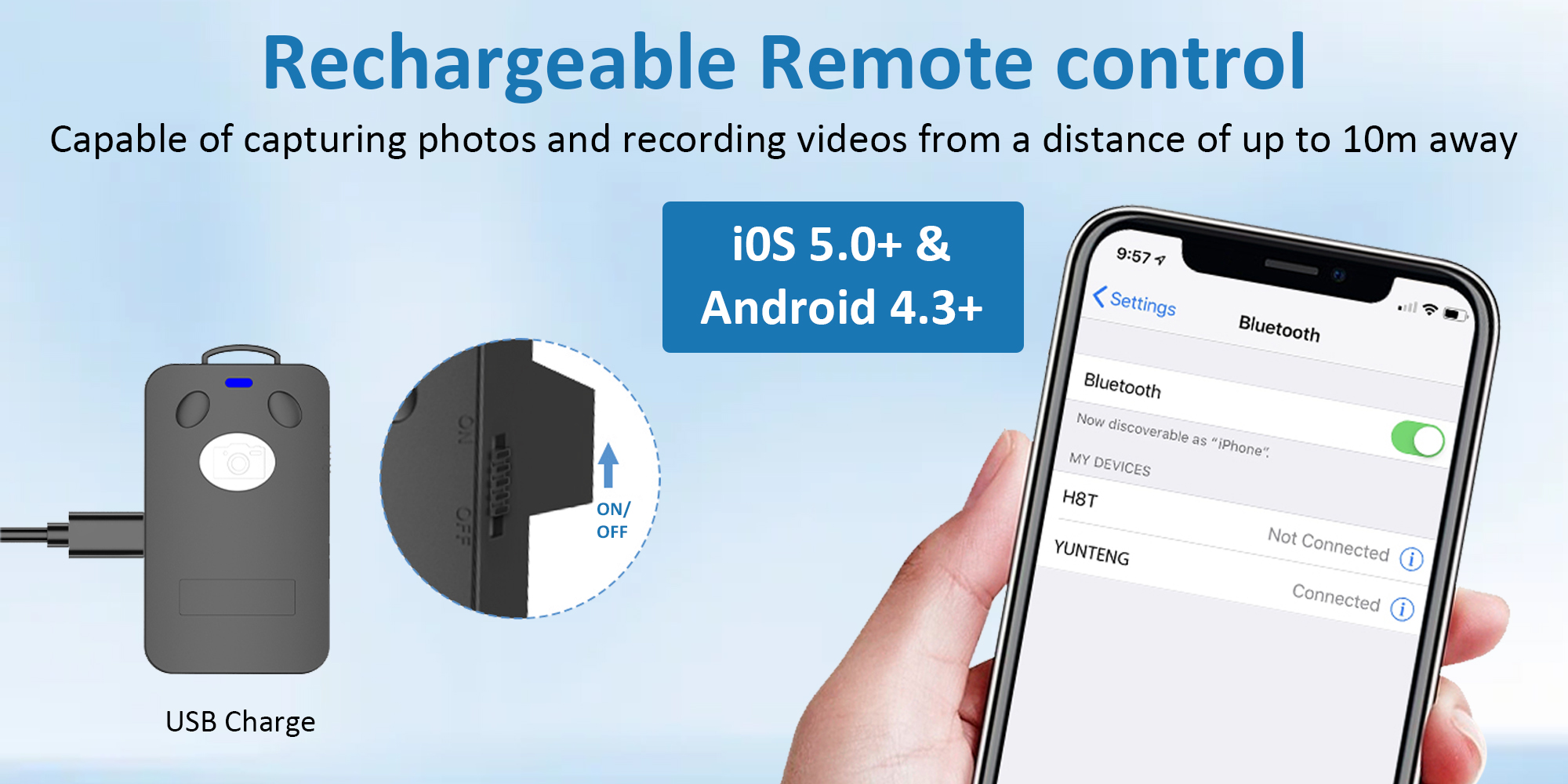 170cm Phone Camera Tripod Stand with Remote & Phone Holder, Tripod for Travel/Video Recording,Tall Smartphone Tripod Compatible with iPhone/Android/Webcamera