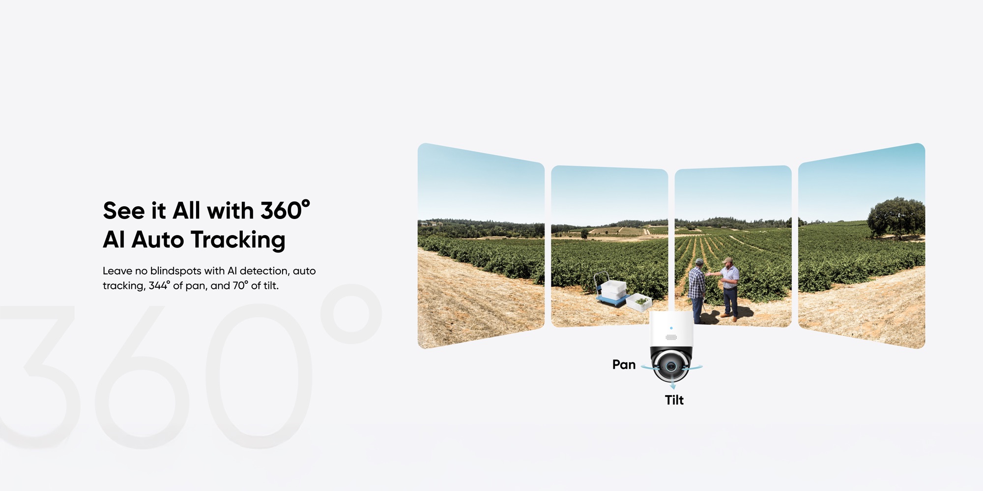 eufy Security 4G LTE Cam S330 with Wi-Fi, 4K UHD Pan Tilt, Wireless, Solar Powered with Solar Panel, AI Human/Vehicle Tracking, with SIM Card