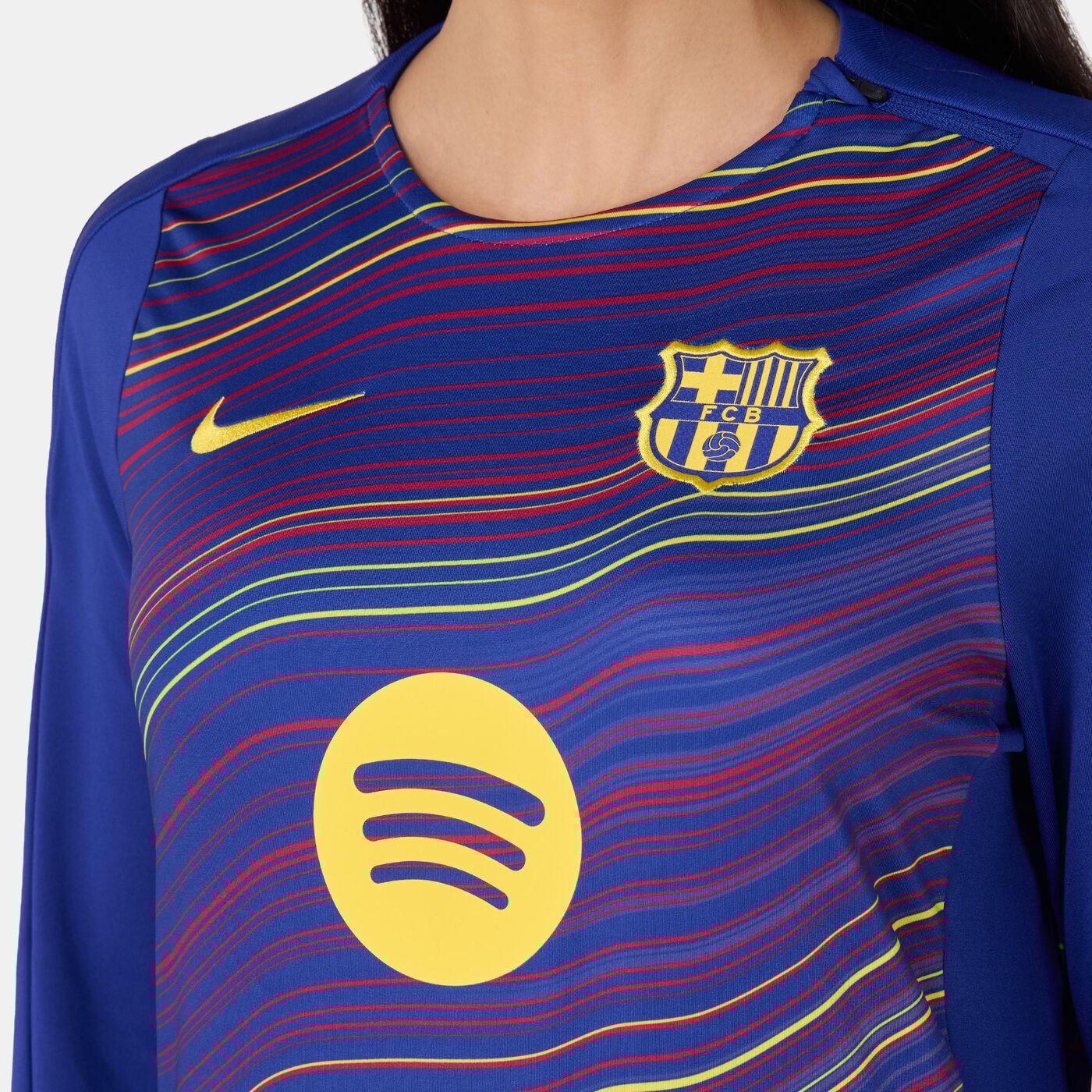 Women's FC Barcelona Strike Football Top