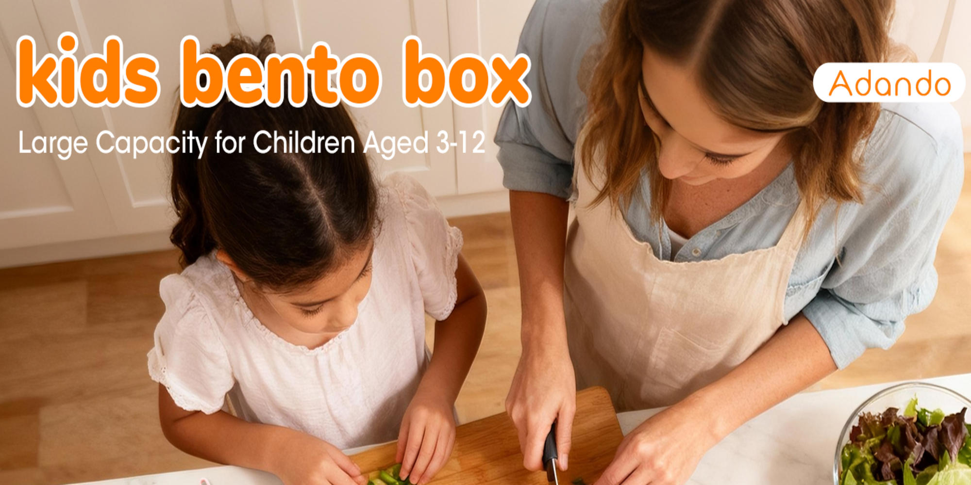 Adando Bento Lunch Box for Kids: 4-Compartment 2-Temperature Zones BPA-Free Lunch Containers with 8oz Stainless Steel Insulated Thermos Food Jar - Ideal for Girls Daycare School Meals (Pink)