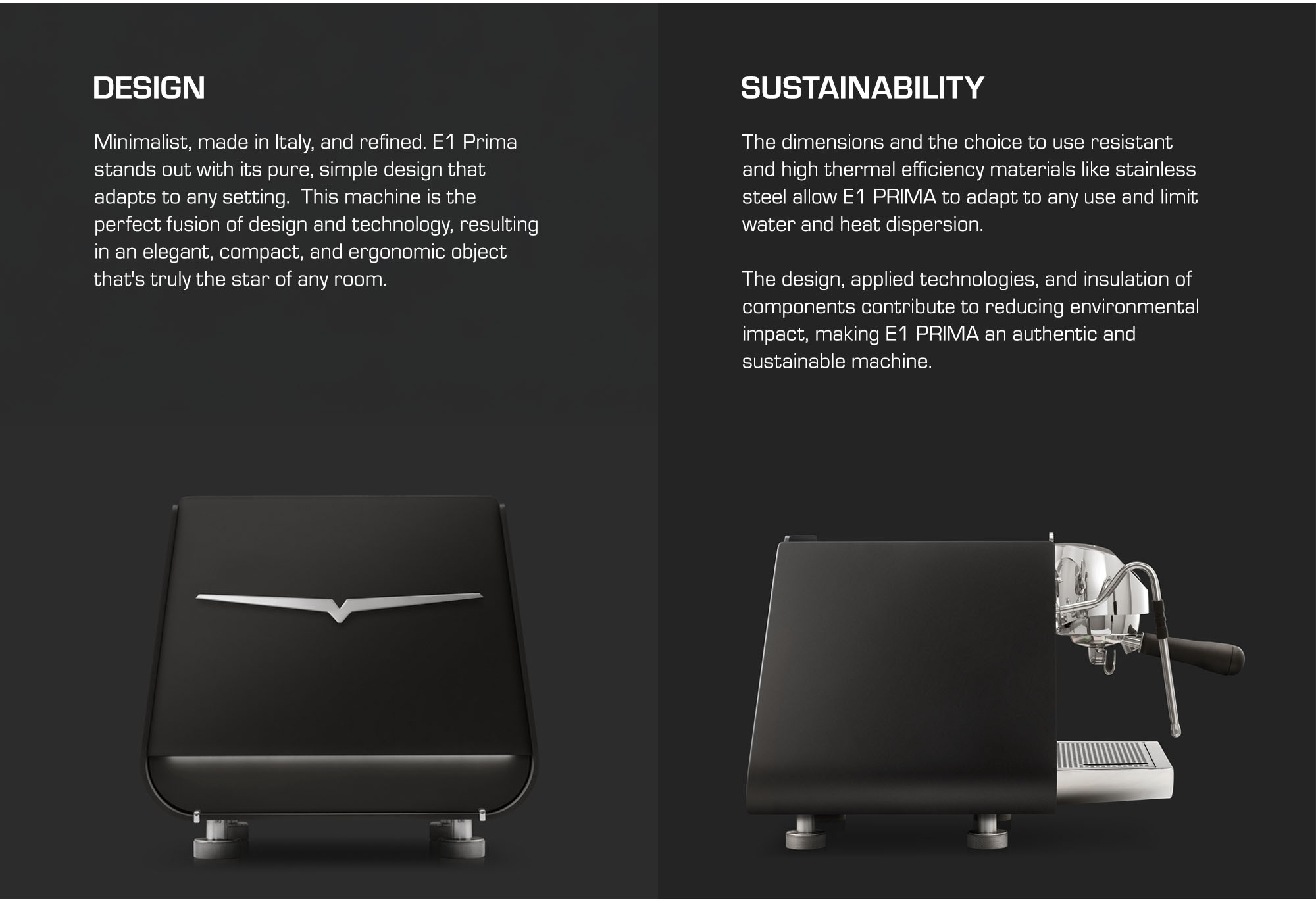 Eagle One Prima Single Group Espresso Machine, Dual Boiler, Volumetric Dosing, App Control, Steam‑by‑Wire Wand, Tank or Direct Plumb – Black