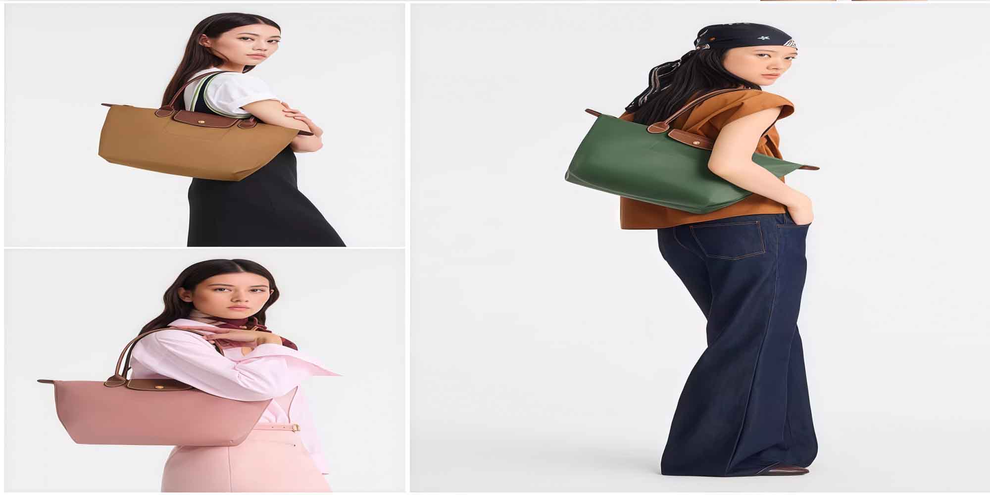 Longchamp Le Pliage Shoulder Straps women's Classic Fashion Versatile Large Makeup Bag, Handbag, Shoulder Bag