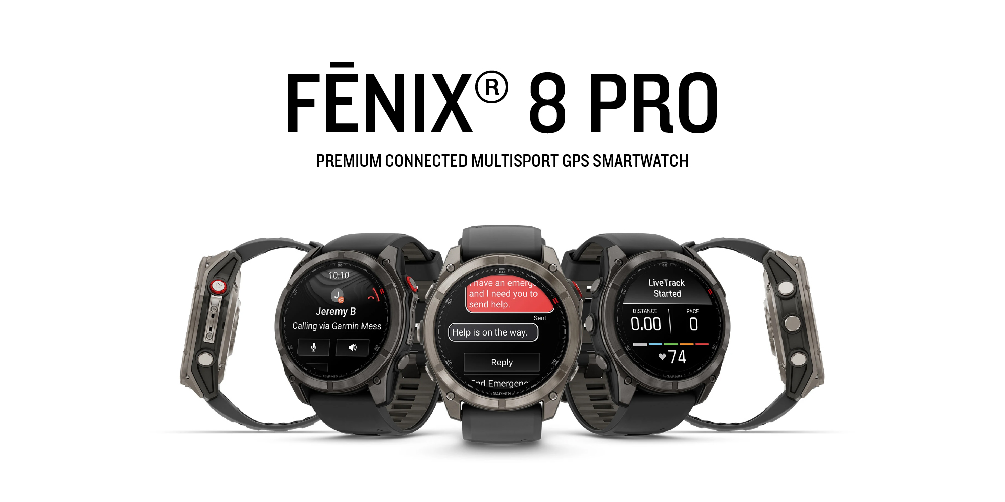 Fenix 8 Pro - 51MM - Titanium with Graphite/Black Silicone Band - Up to 15 Days of Battery Life  - 1.4