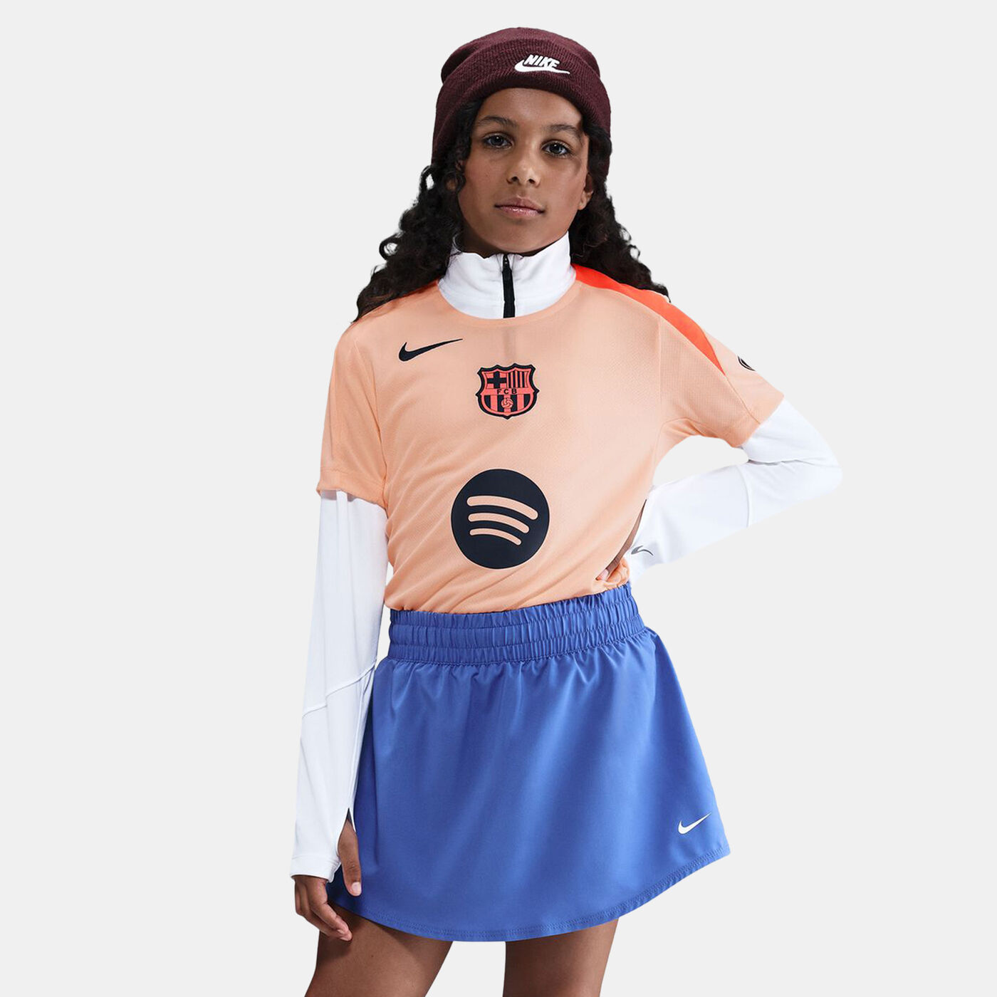 Kids' FC Barceona Strike Third Total 90 Football Top