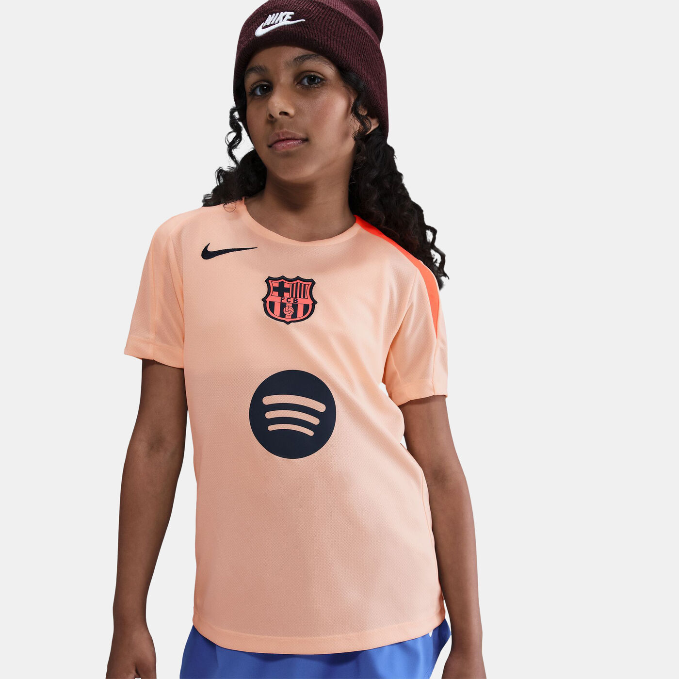 Kids' FC Barceona Strike Third Total 90 Football Top