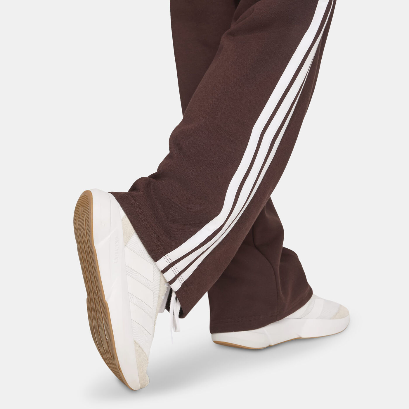 Women's Essentials 3-Stripes Open-Hem Fleece Joggers