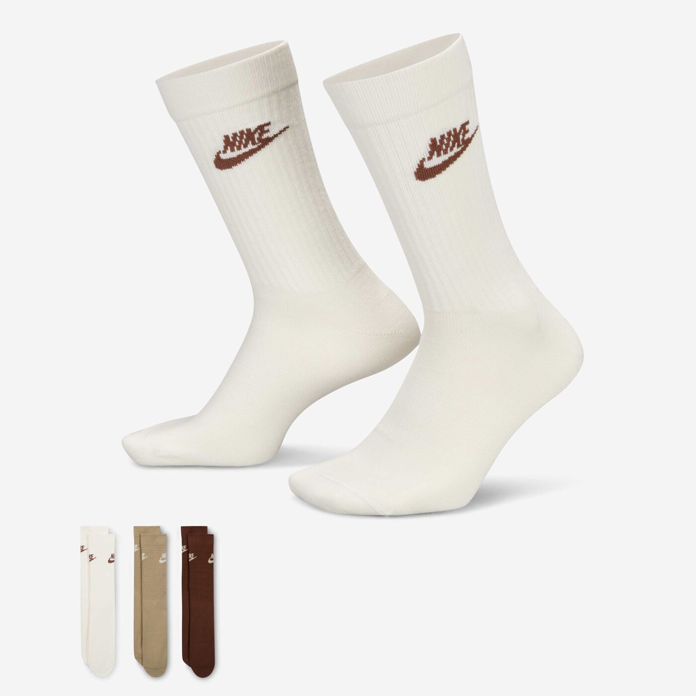 Sportswear Everyday Essential Crew Socks (3 Pairs)