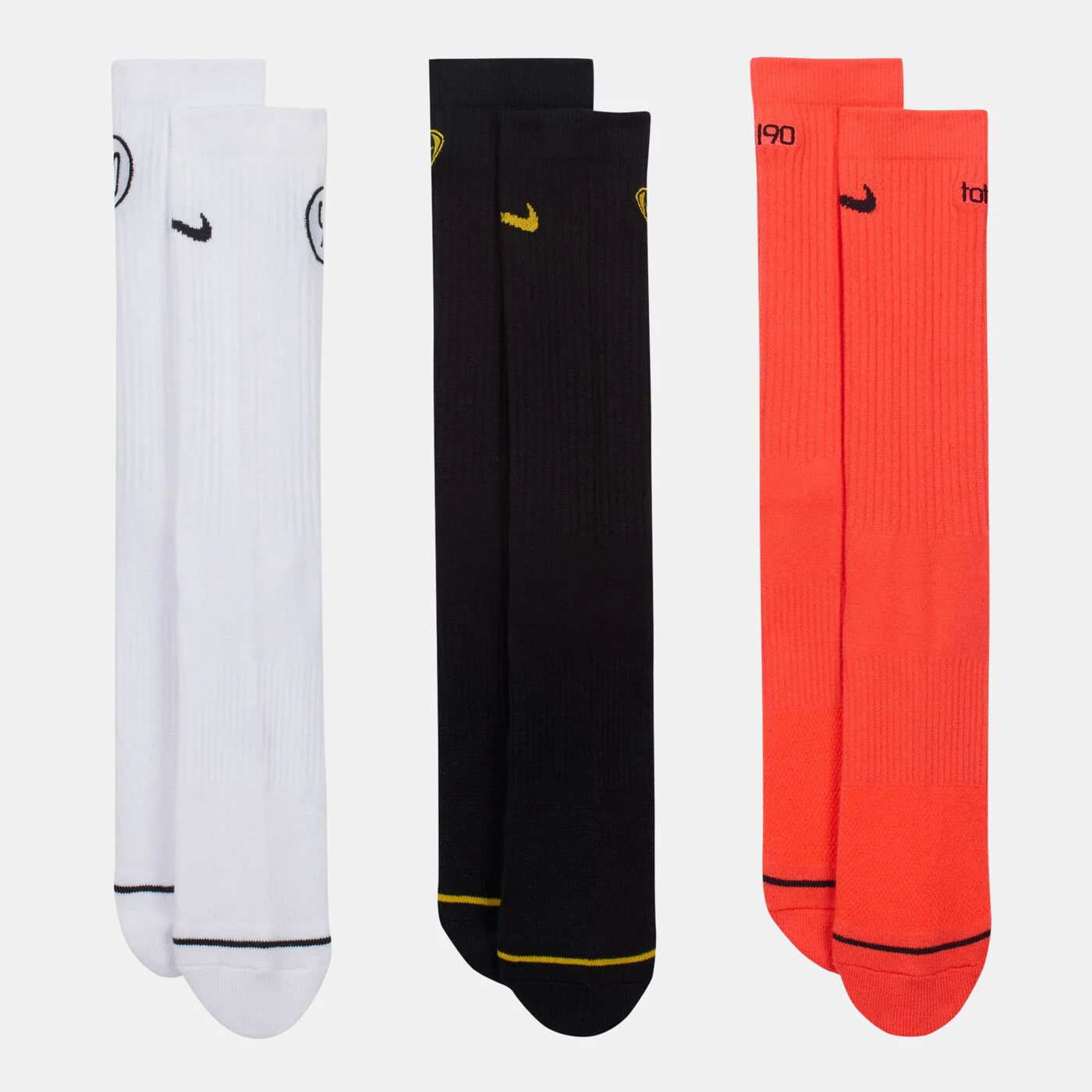 Total 90 Everyday Cushioned Crew Socks (3 Pairs)