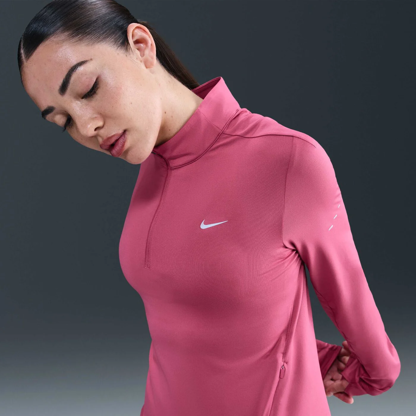 Women's Swift Dri-FIT UV 1/4-Zip Running Top