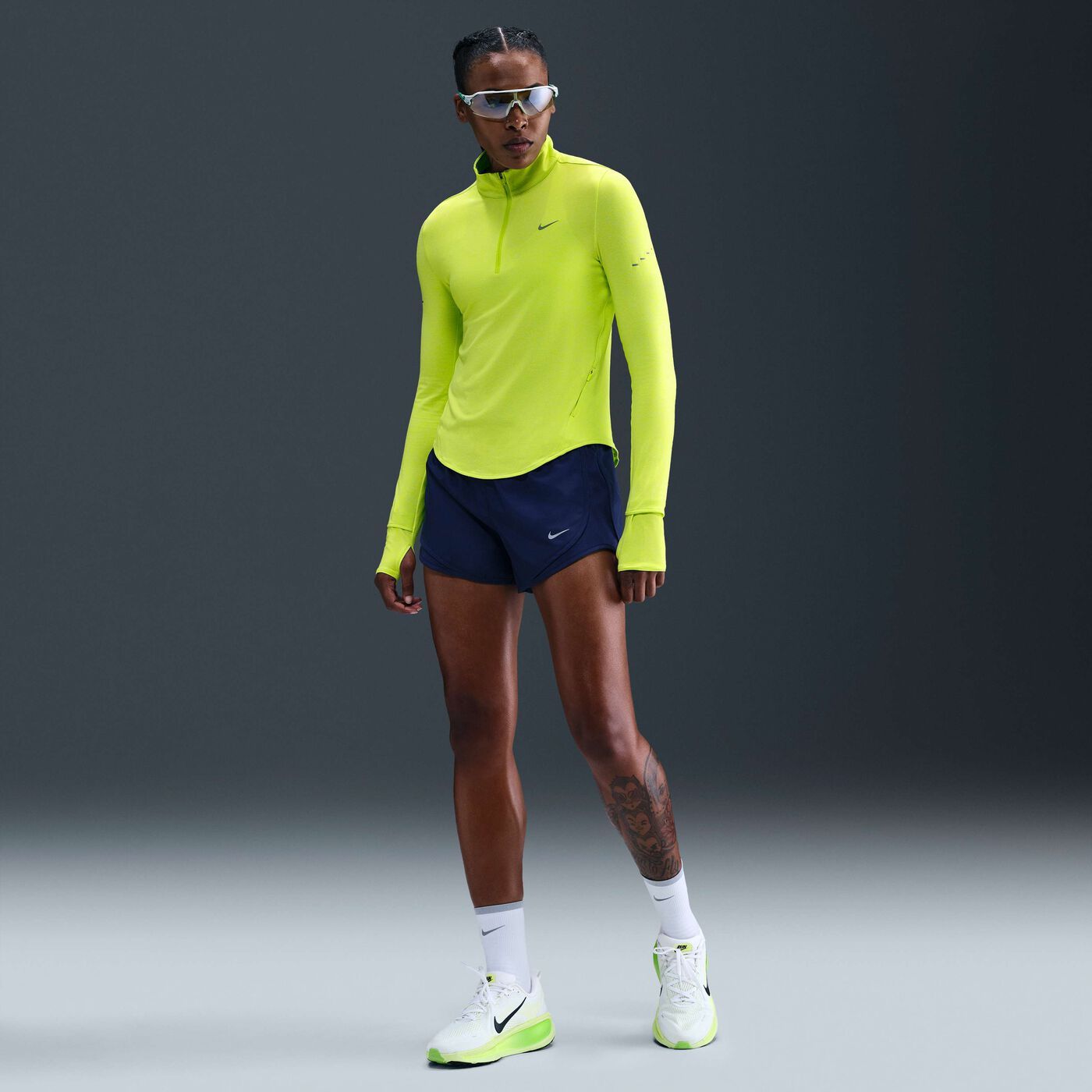 Women's Swift Dri-FIT UV 1/4-Zip Running Top