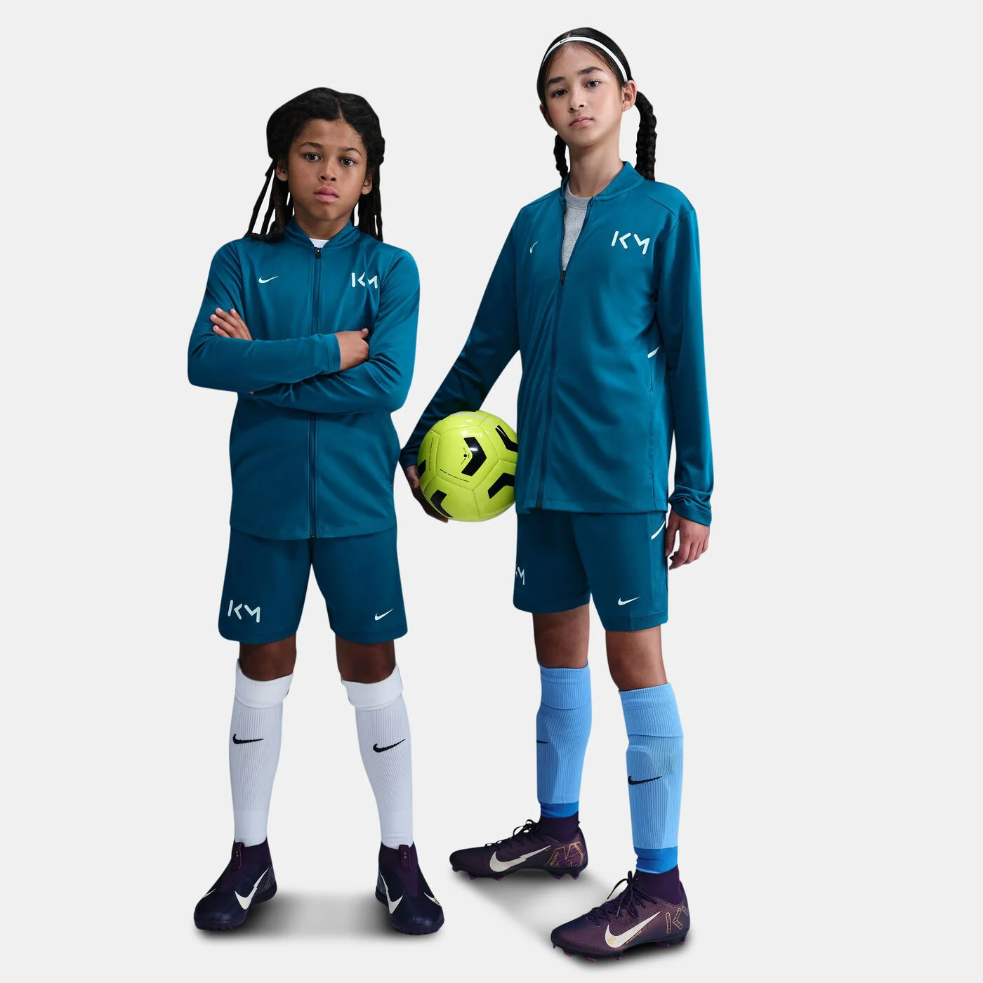 Kids' Kylian Mbappe Academy 25 Football Shorts