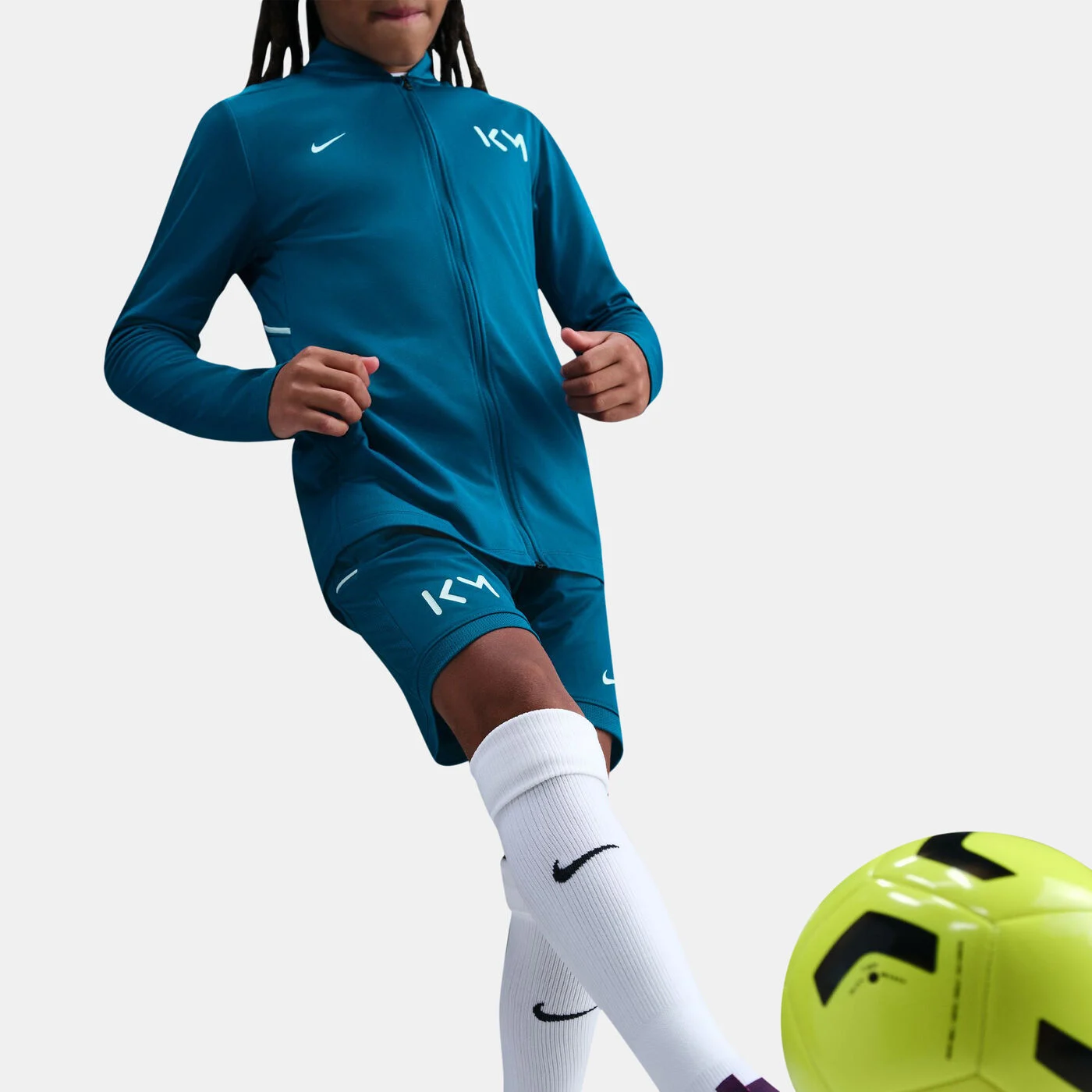 Kids' Kylian Mbappe Academy 25 Football Shorts