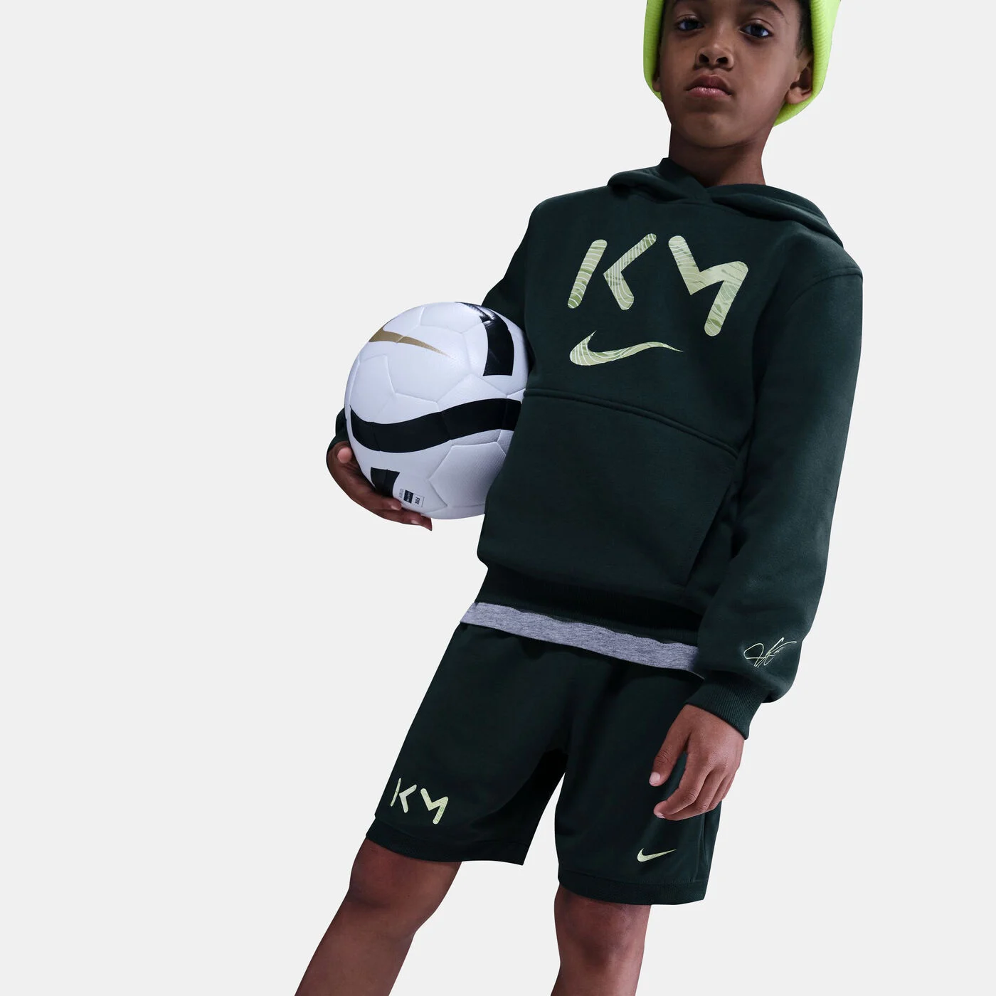 Kids' Kylian Mbappe Academy 25 Football Shorts