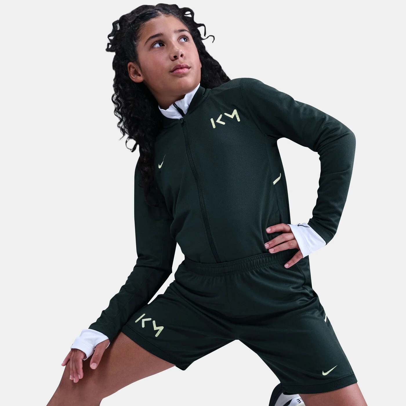 Kids' Kylian Mbappe Academy 25 Football Shorts