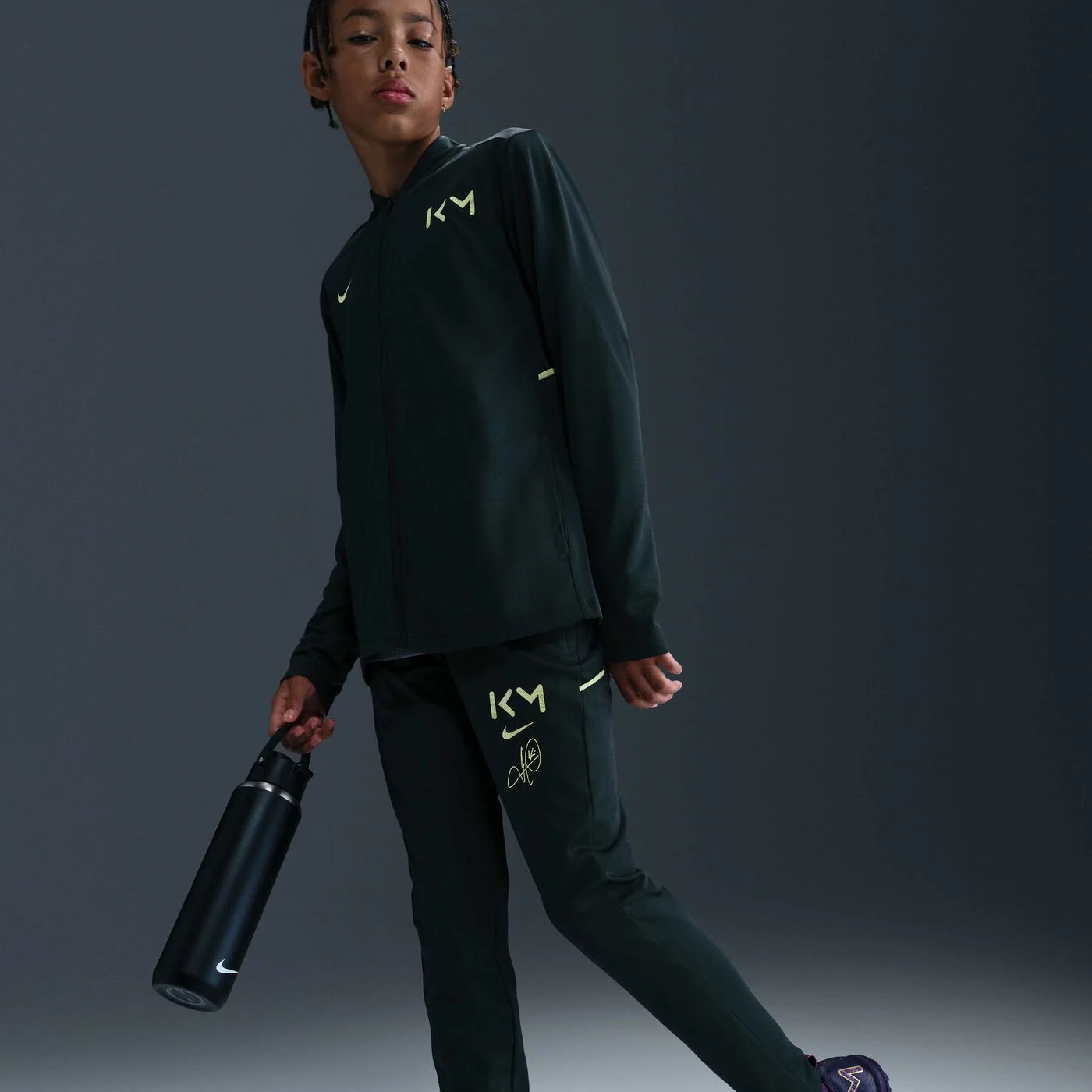 Kids' Kylian Mbappé Academy Dri-FIT Football Tracksuit