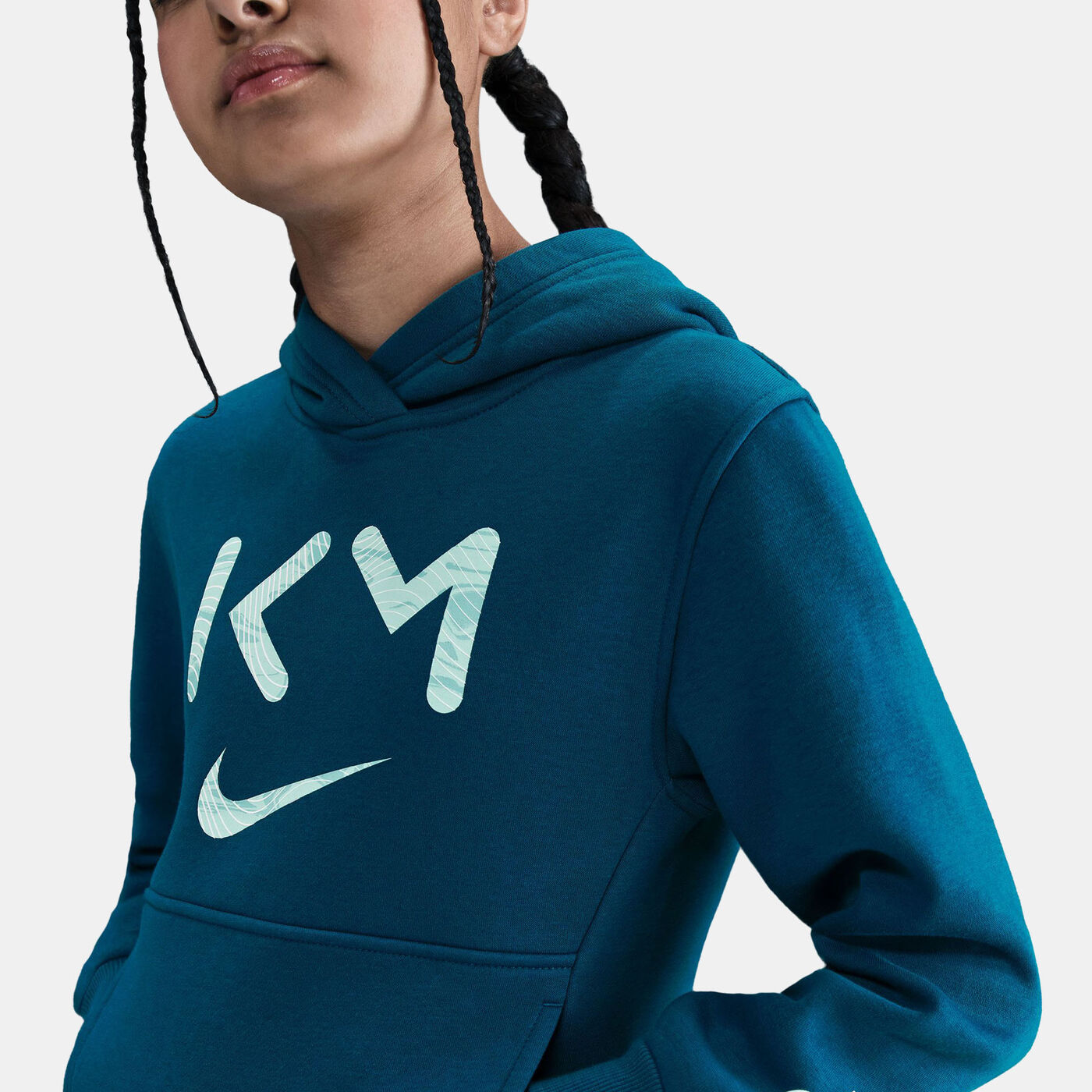 Kids' Kylian Mbappé Club Fleece Dri-FIT Hoodie