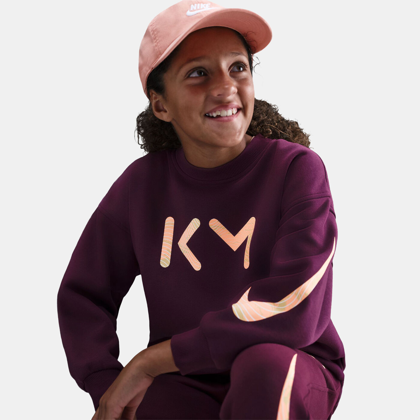 Kids' Kylian Mbappe Sportswear Club Fleece Sweatshirt