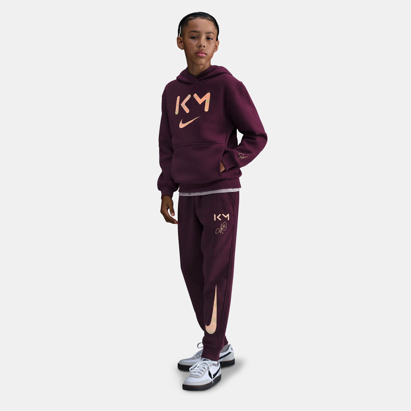 Kids' Kylian Mbappé Club Fleece Dri-FIT Hoodie