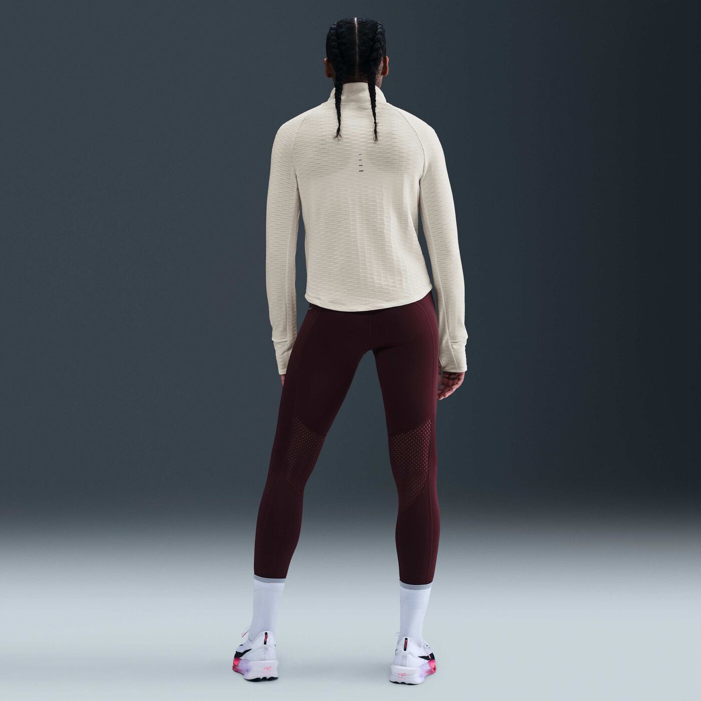 Women's Swift Therma-FIT Turtle-Neck Running Top