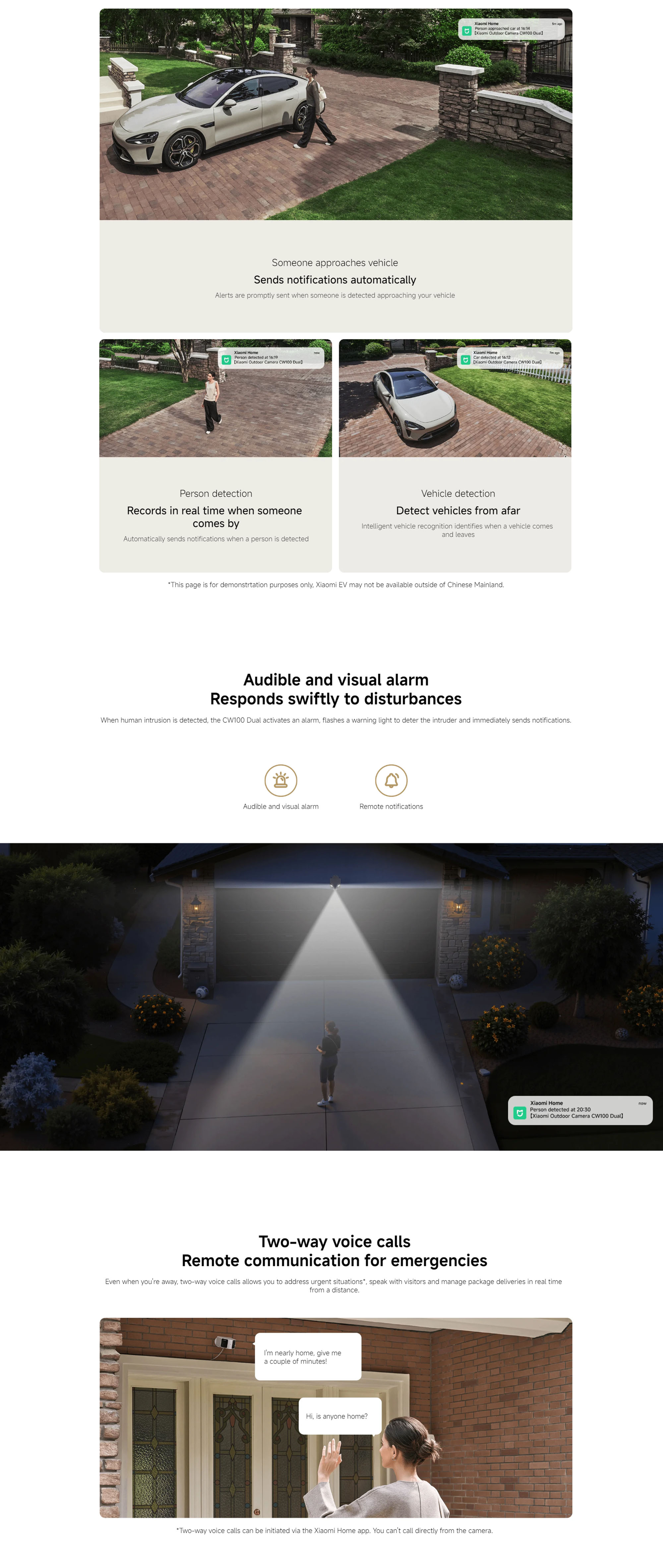 Outdoor Camera CW100 Dual | 2K 3MP Outdoor Security Cameras with Dual Lenses, Color Night Vision, 360° Pan-Tilt, AI Human Detection, IP66 Weatherproof, 2.4GHz WiFi