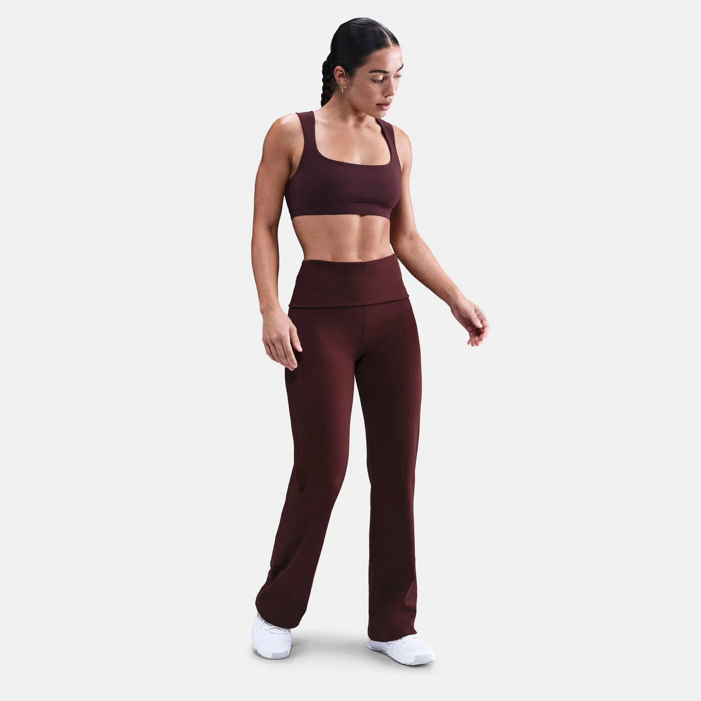 Women's One Dri-FIT Fold-Over Yoga Pants
