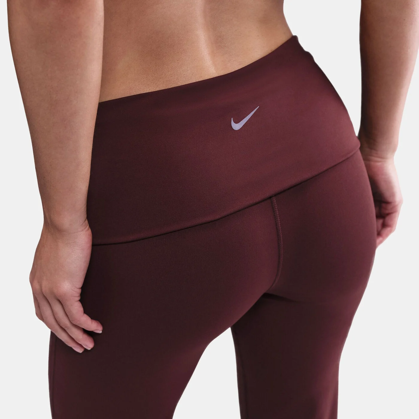 Women's One Dri-FIT Fold-Over Yoga Pants