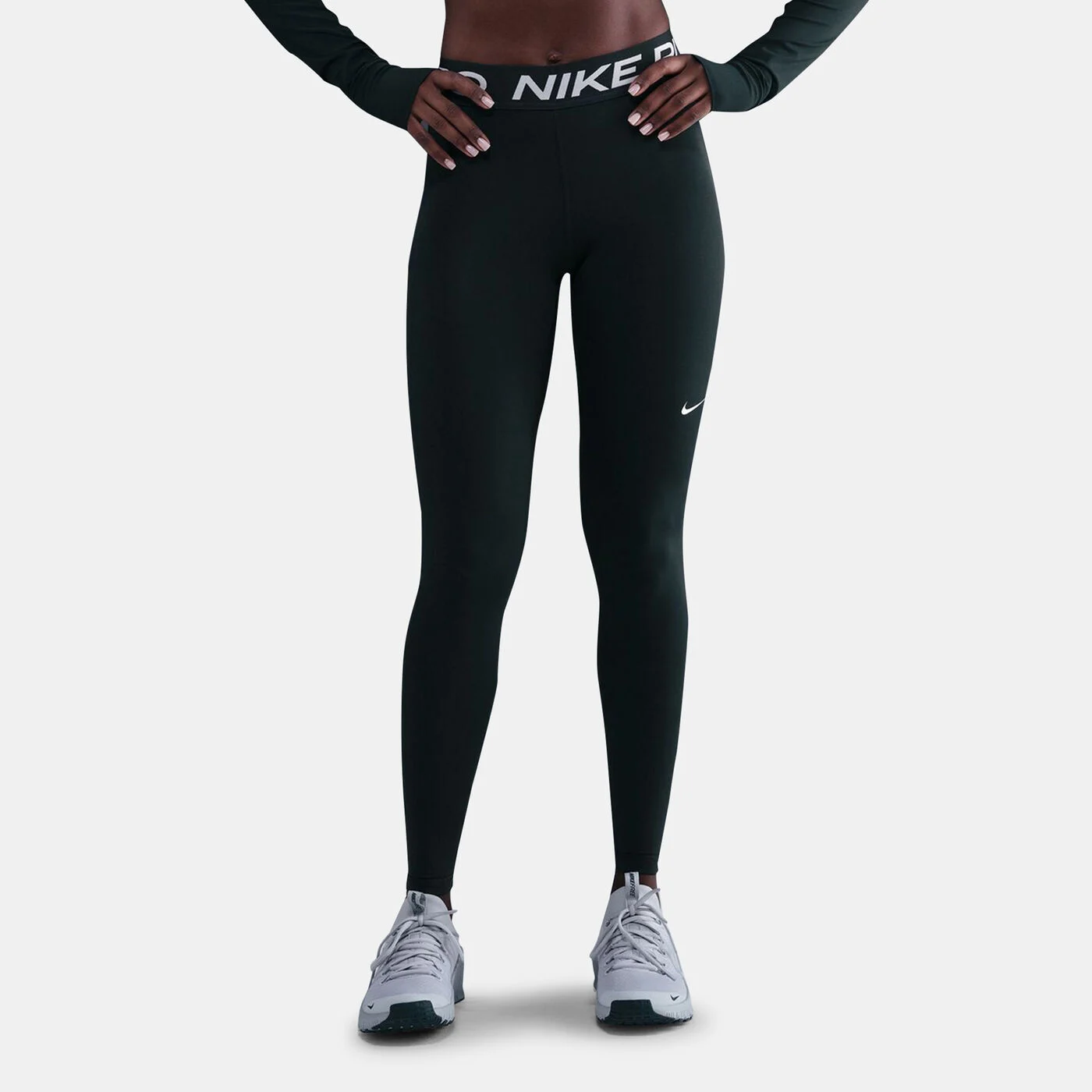Women's Pro Mid-Rise Mesh-Panelled Leggings