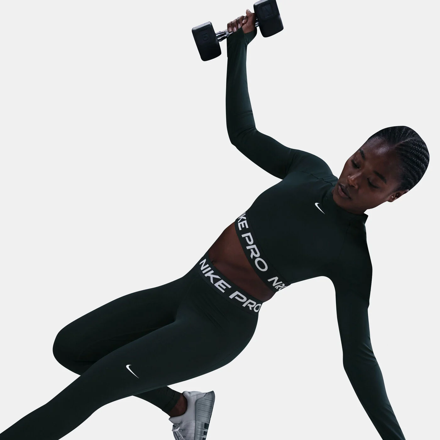 Women's Pro Mid-Rise Mesh-Panelled Leggings