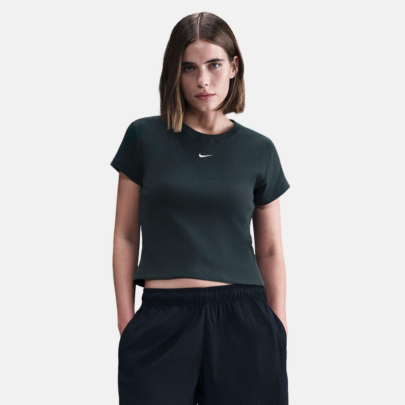 Women's Sportswear Ribbed T-Shirt