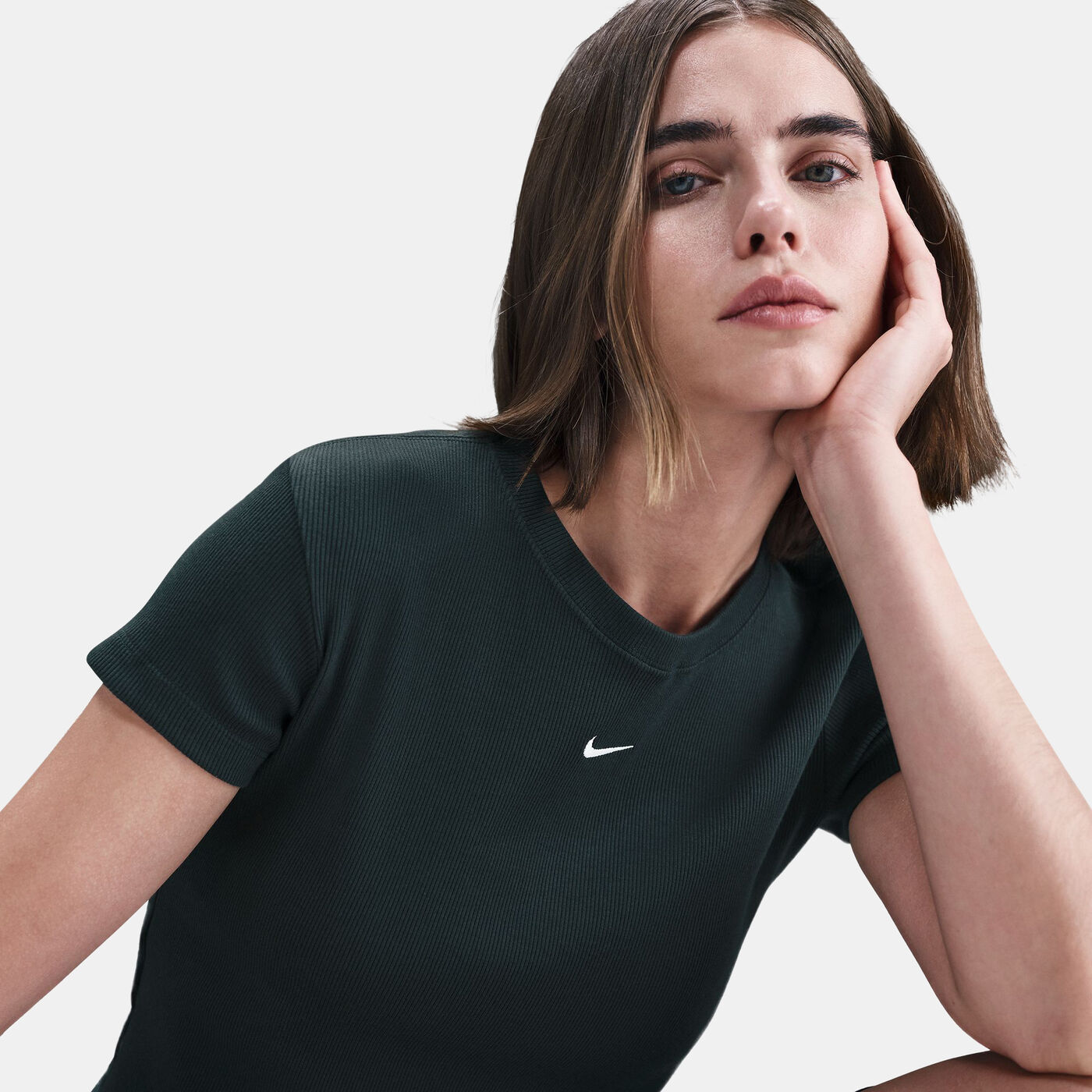 Women's Sportswear Ribbed T-Shirt