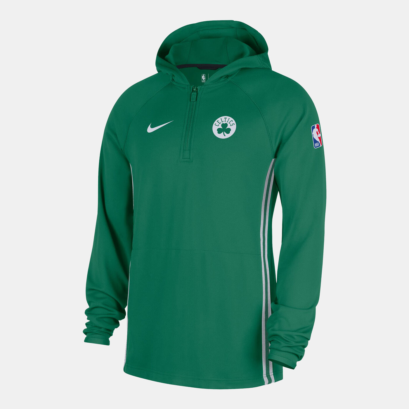 Men's NBA Boston Celtics Zoned 1/4-Zip Hoodie