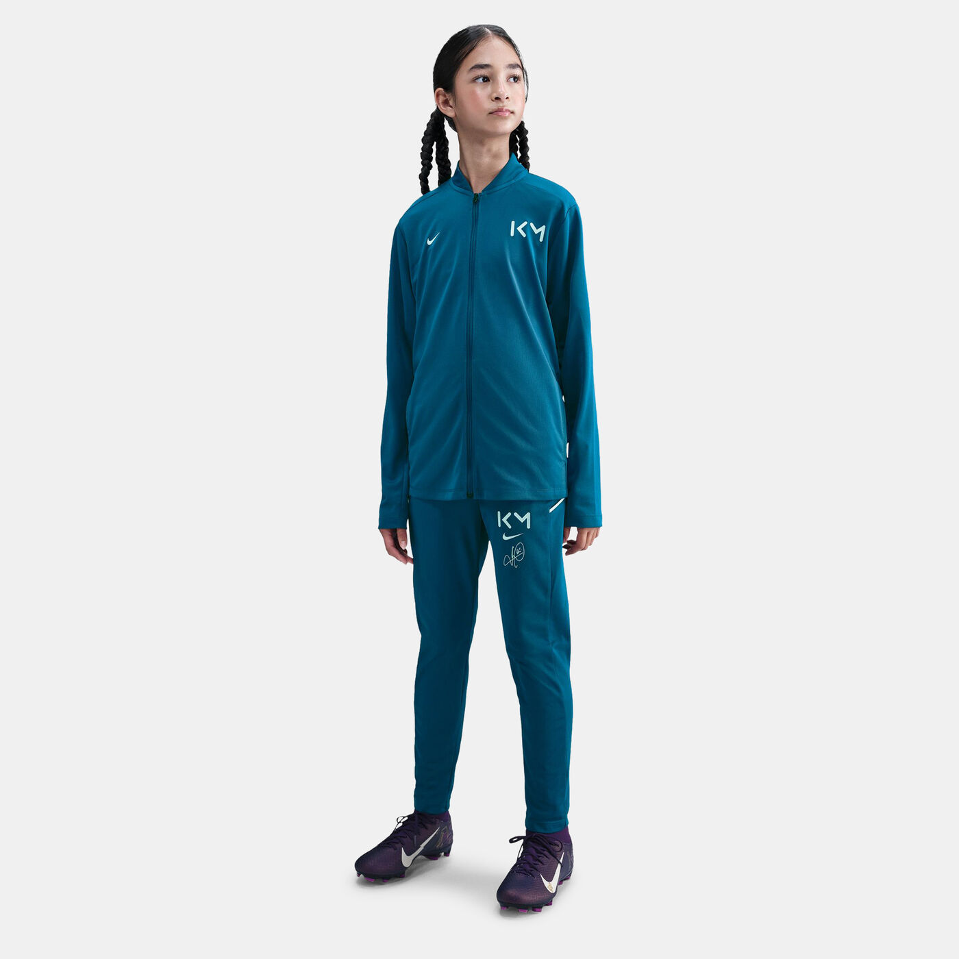 Kids' Kylian Mbappé Academy Dri-FIT Football Tracksuit