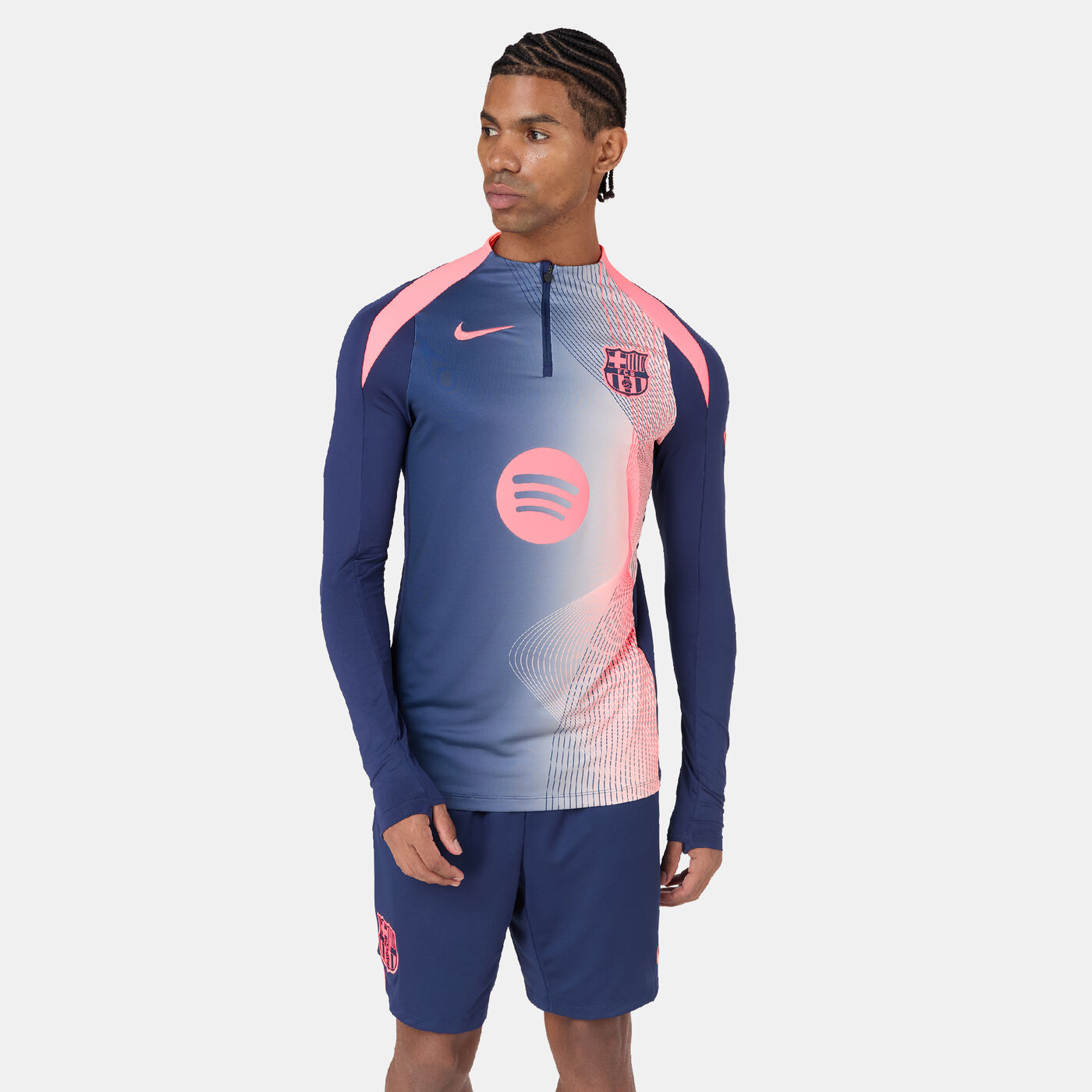 Men's FC Barcelona Strike Drill Football Top