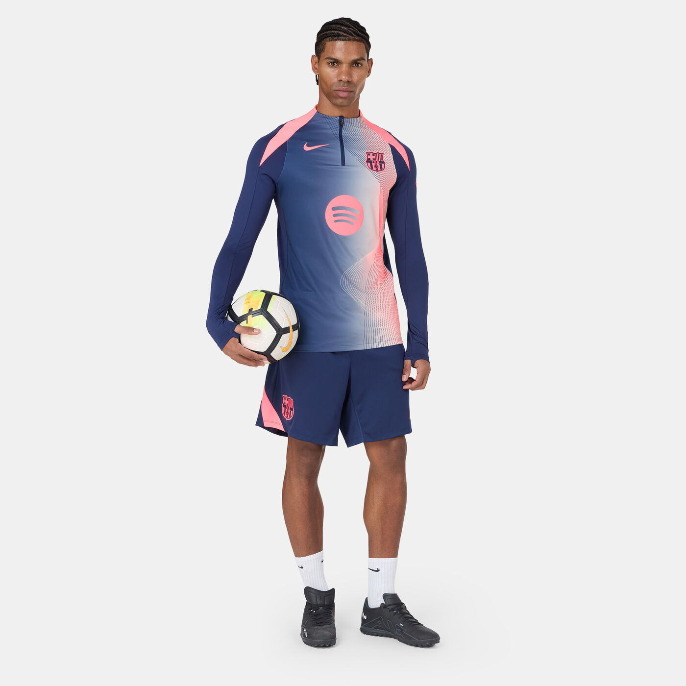 Men's FC Barcelona Strike Drill Football Top