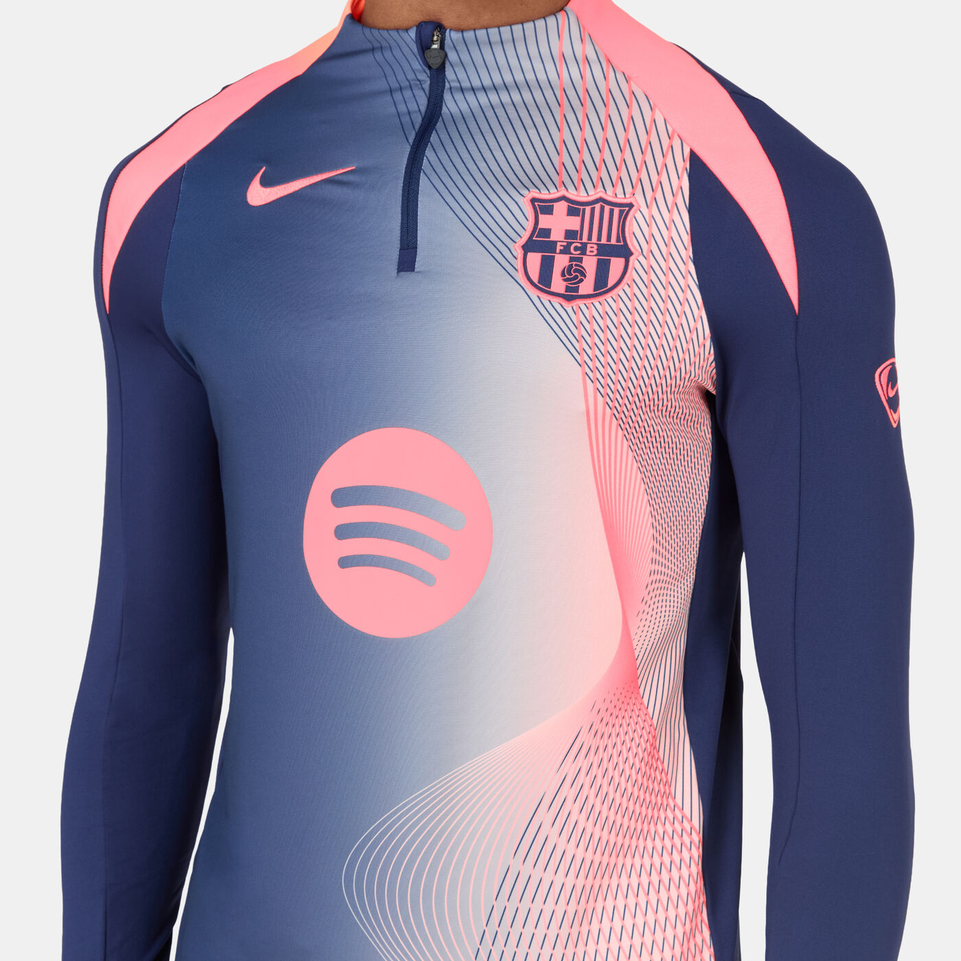 Men's FC Barcelona Strike Drill Football Top