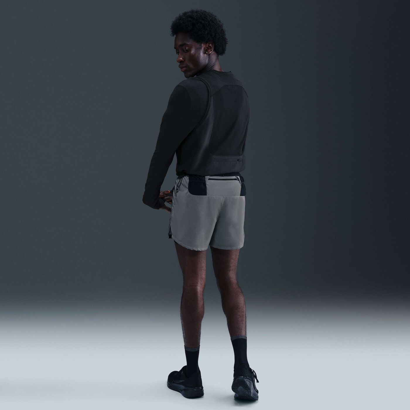 Men's 2-in-1 Reflective Running Shorts