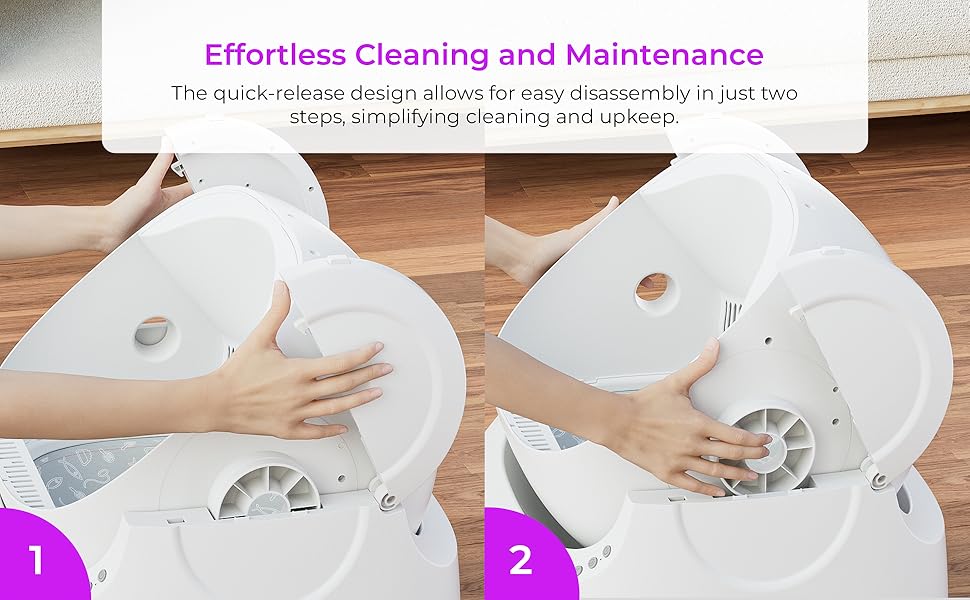 PetPivot, Automatic Cat Litter Box, Open Top Litter Box for Multiple Cats, Self Cleaning Litter Box with Liners and Mat Included (Updated Sensors)