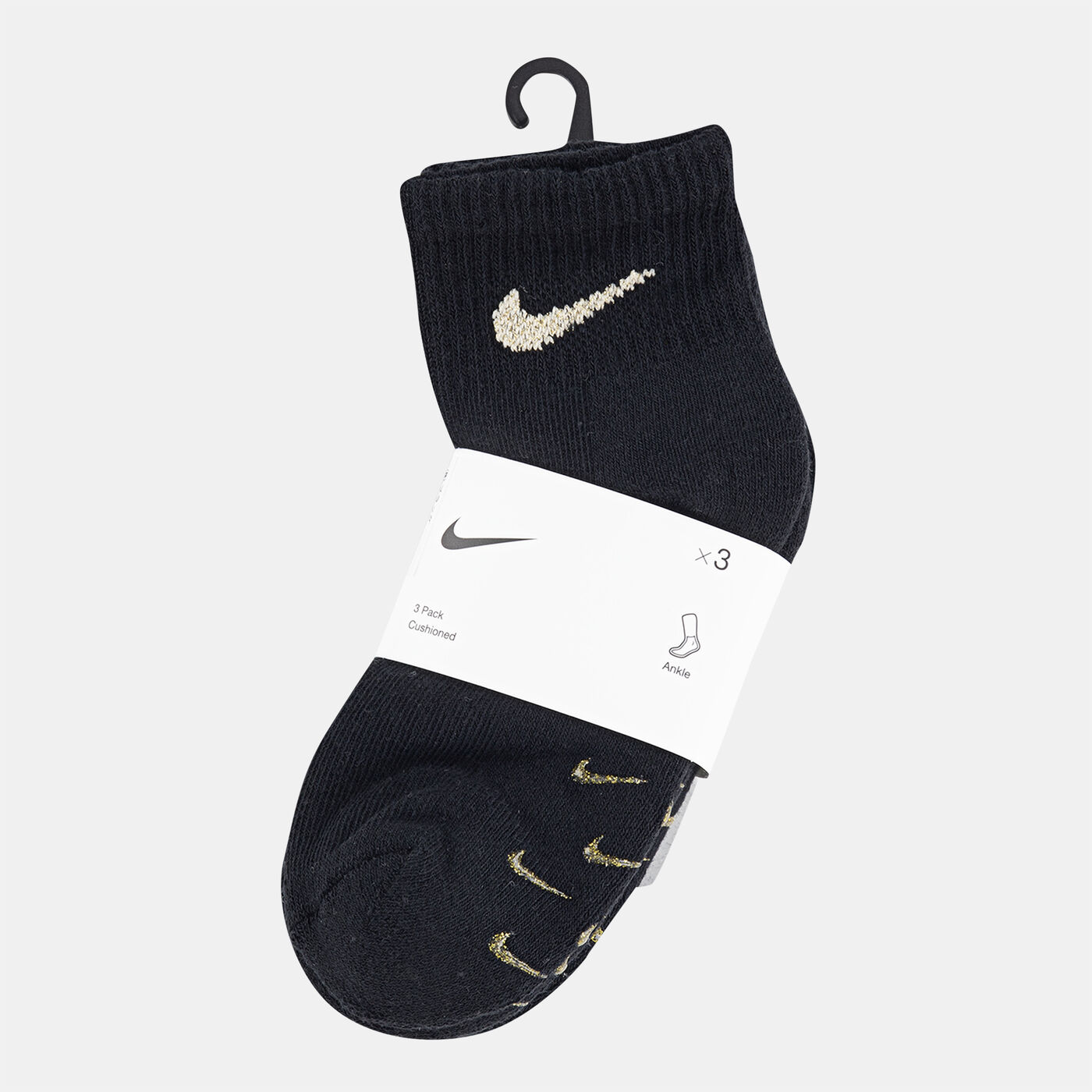 Kids' Gripper Ankle Socks (3 Pair)